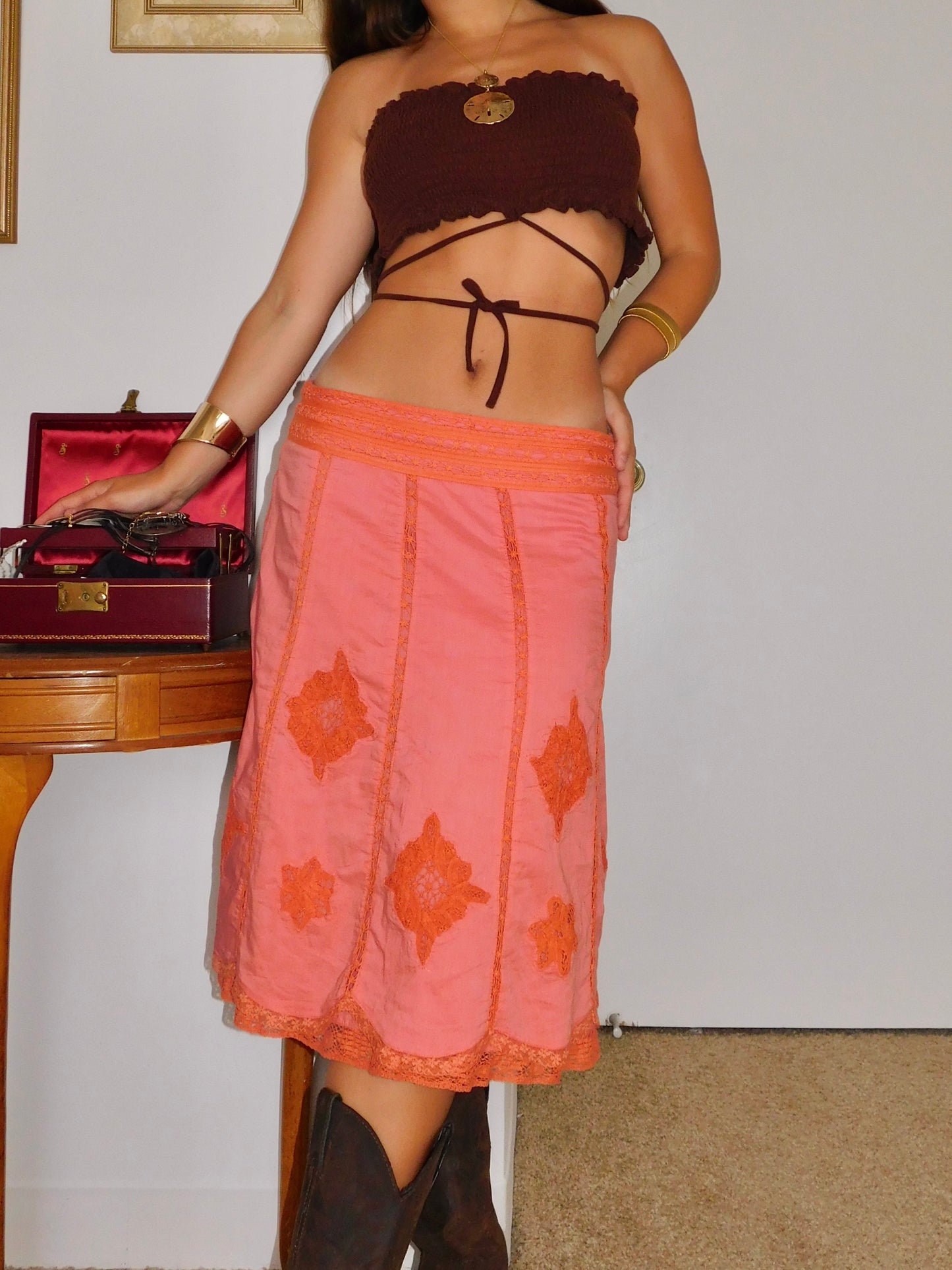 Odille Crochet Midi | Size 30” waist