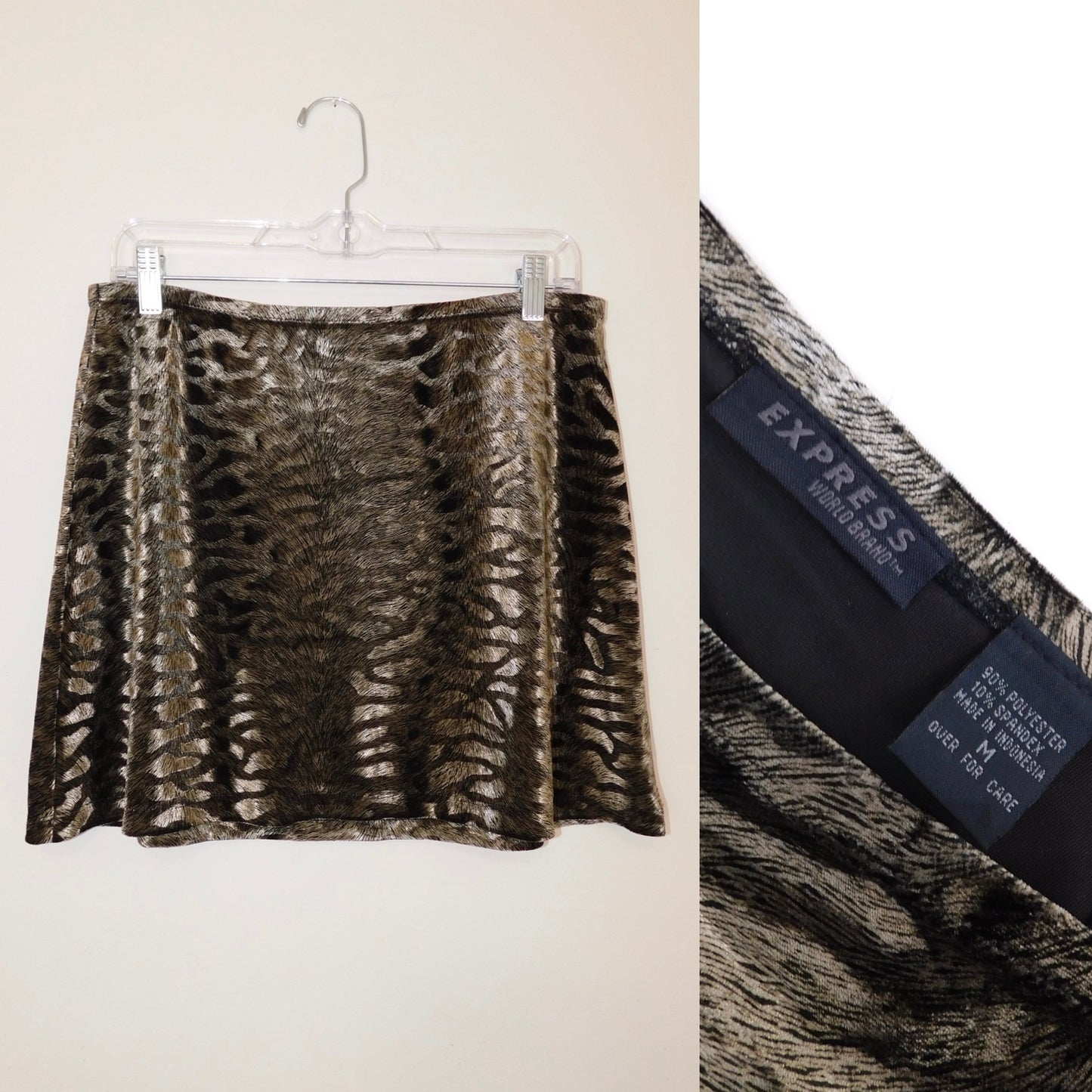 Velvet Mini Skirt | Size M