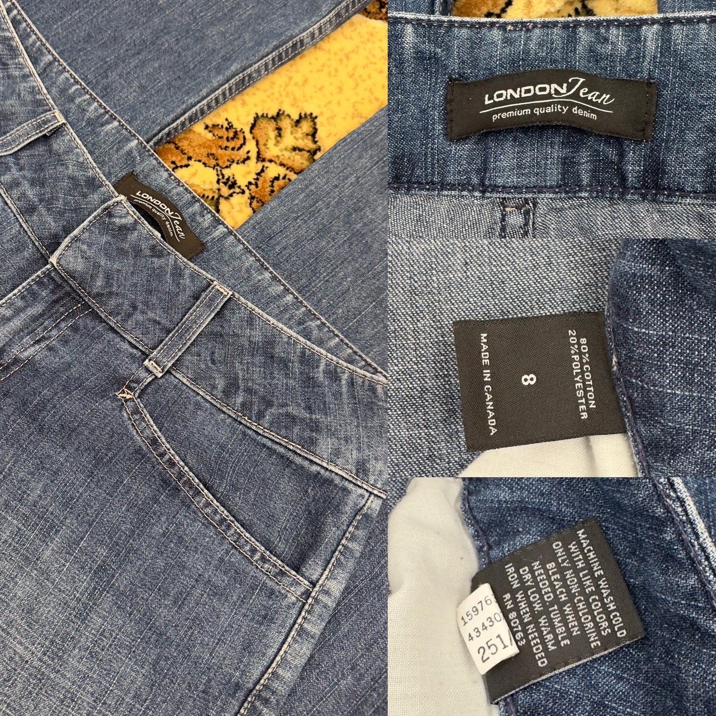 Wide Leg London Jeans | Size 33” waist
