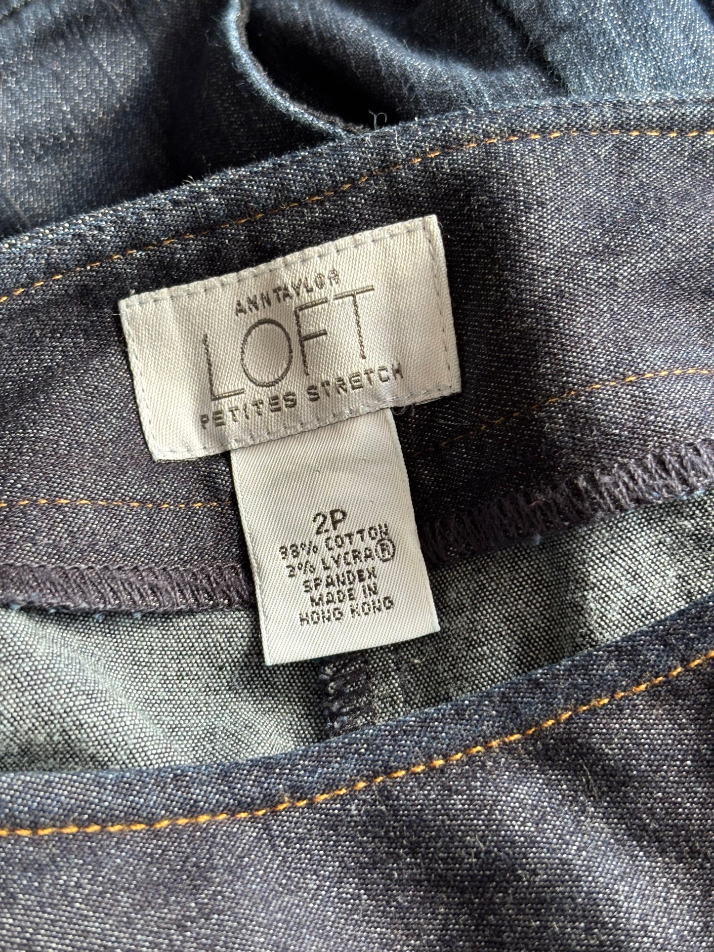 Loft 00's Belted Denim | Size 26” Waist