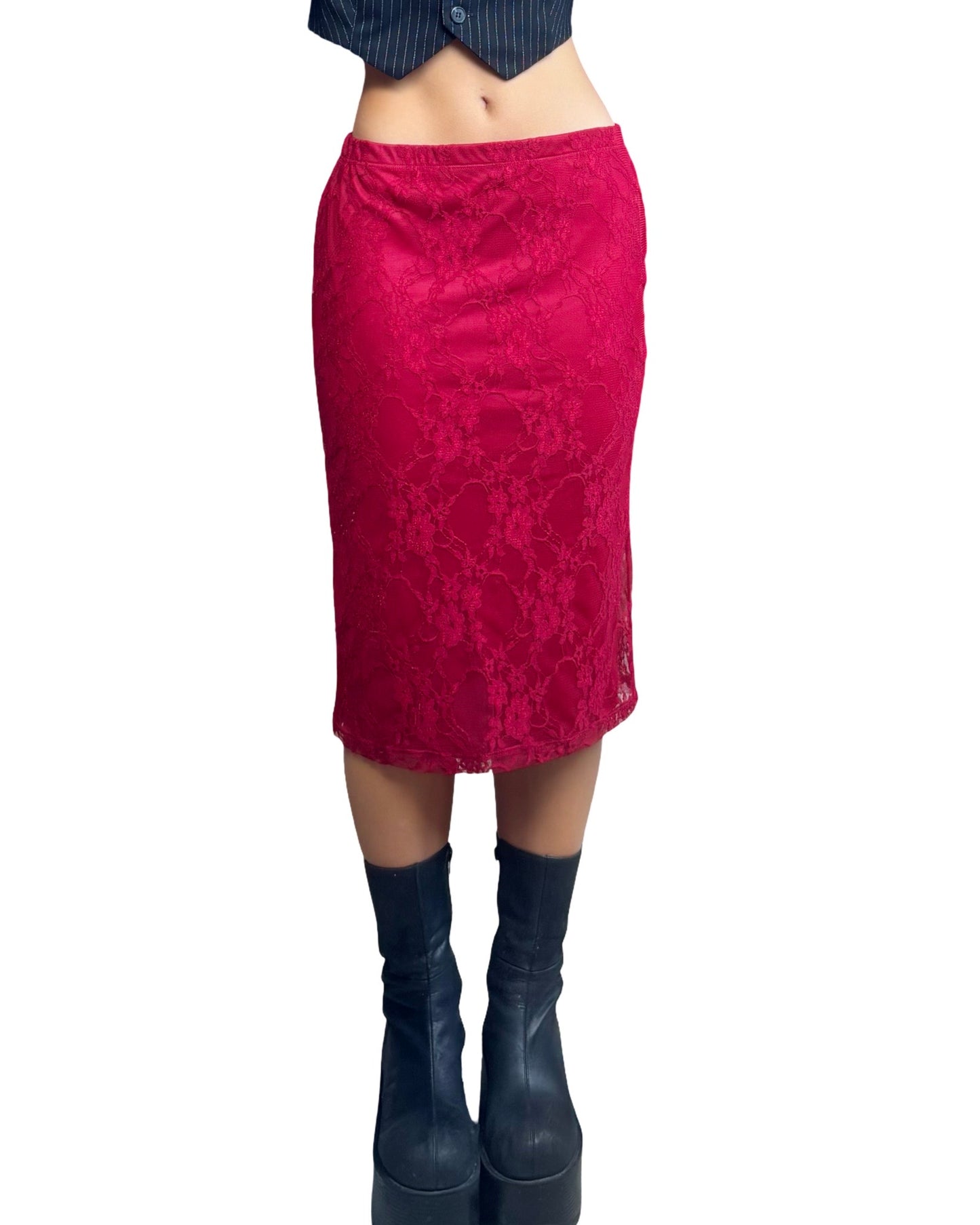 What’s Hot 90’s Midi Skirt | Size 28” Waist