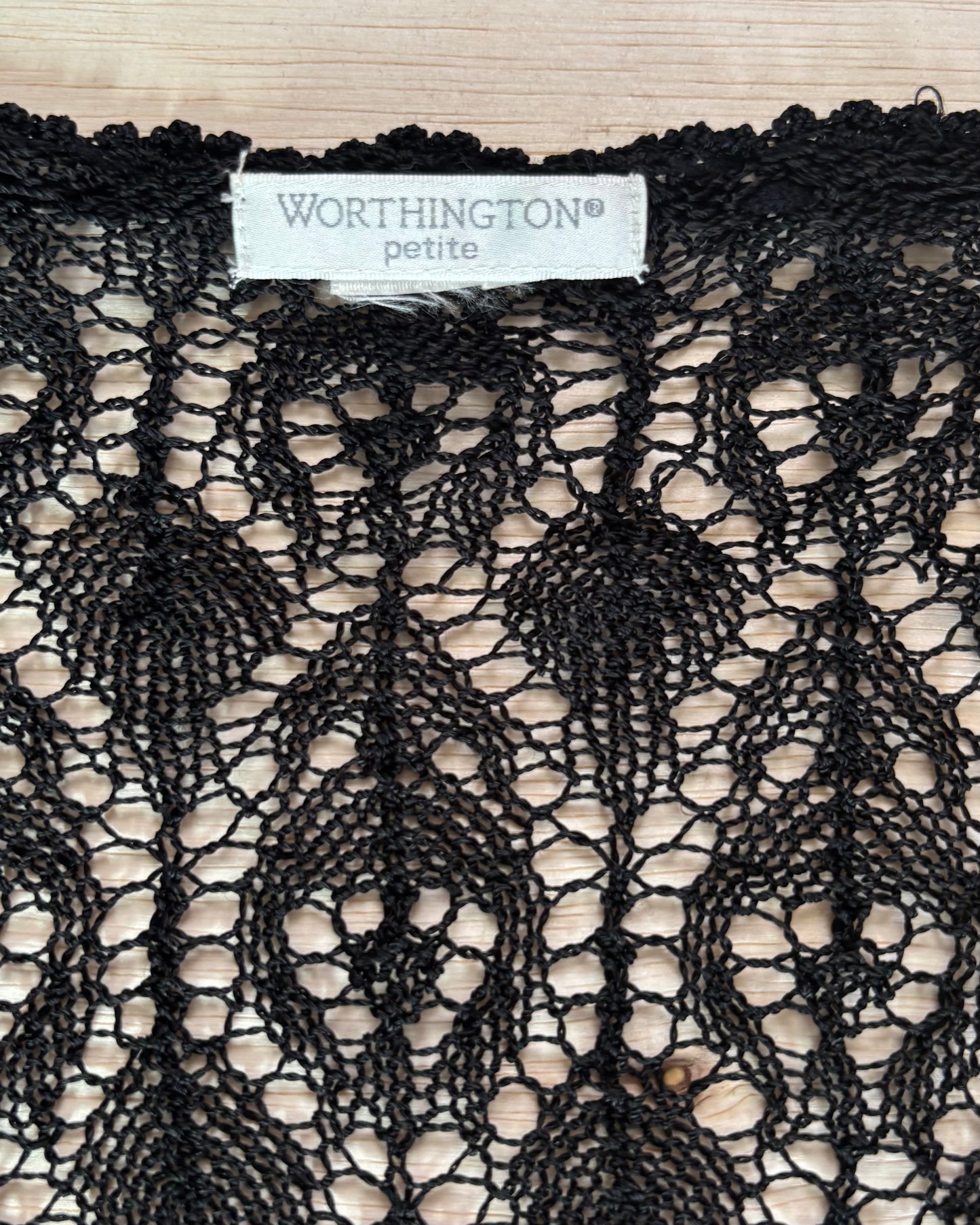 90’s Crochet Cardigan | Size S