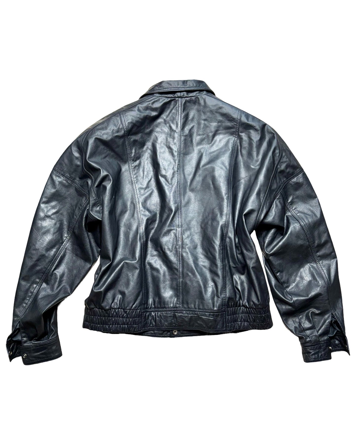 Byrnes & Baker 90’s Genuine Leather Jacket | Size XL