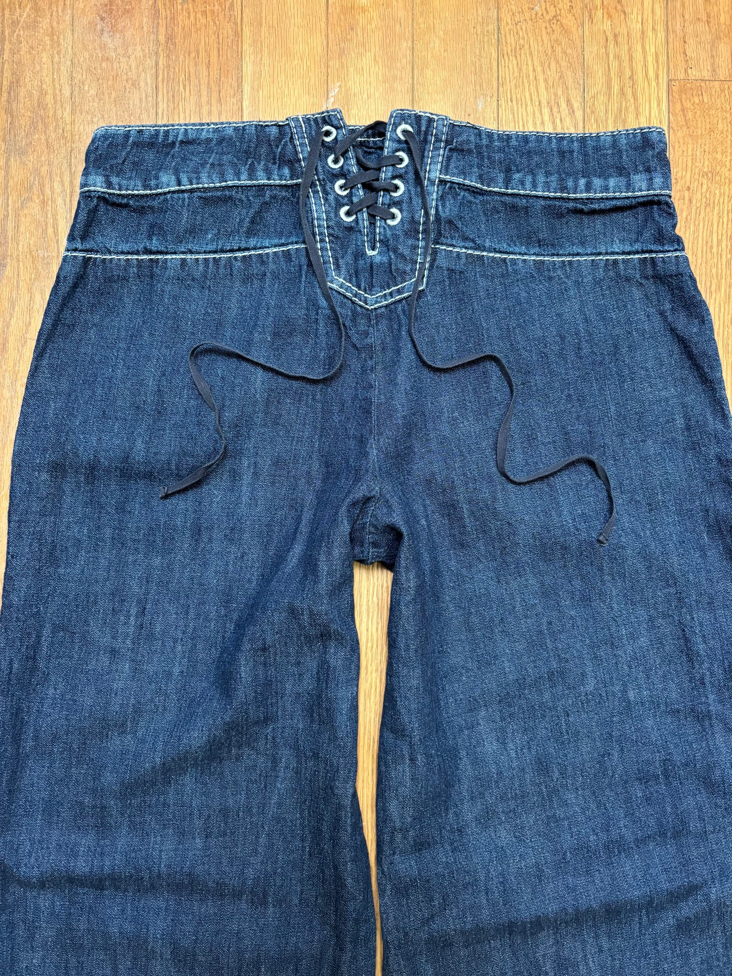 C&U Lace Up Sailor Pant | Size 28” Waist