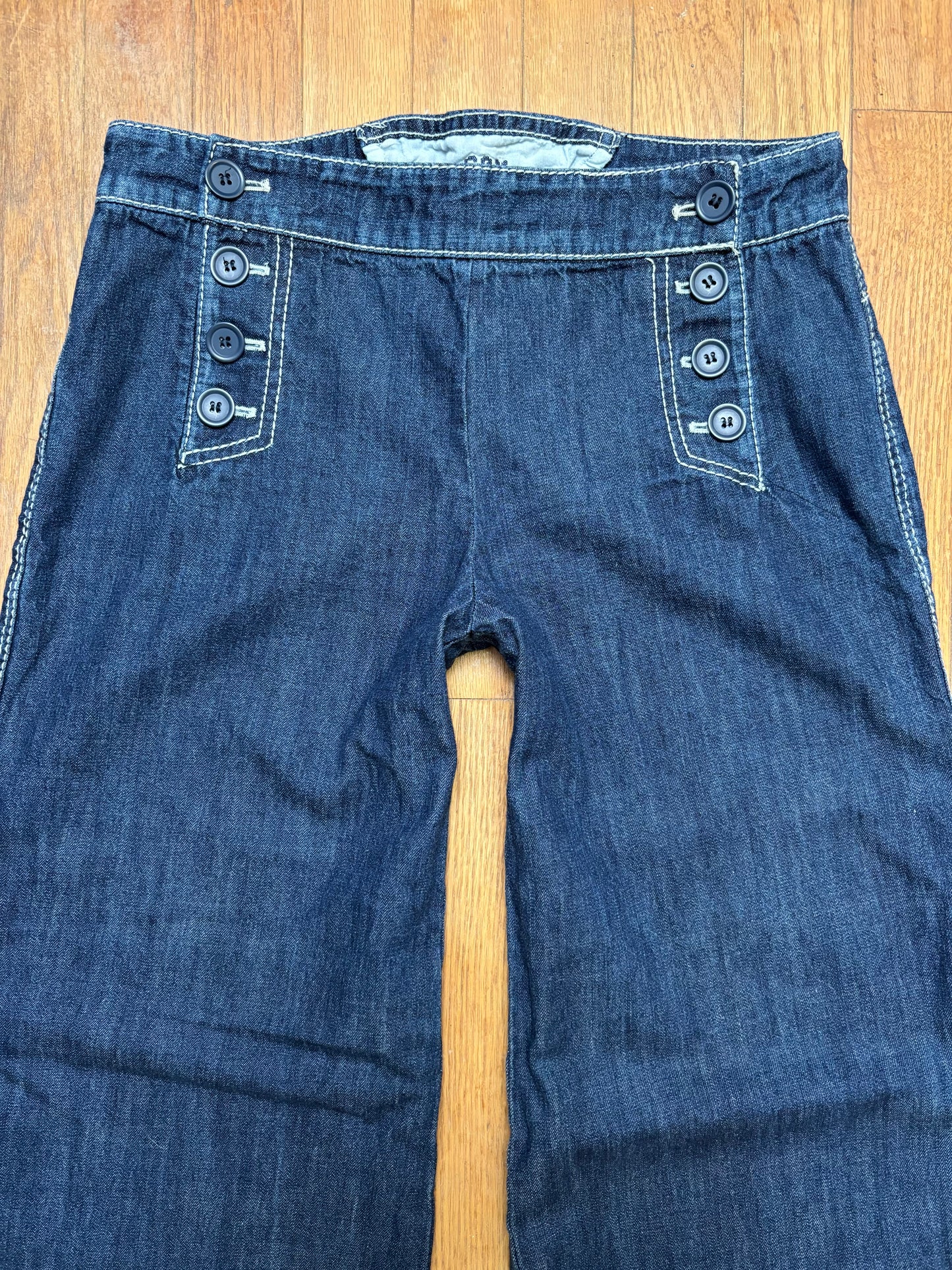 C&U Lace Up Sailor Pant | Size 28” Waist