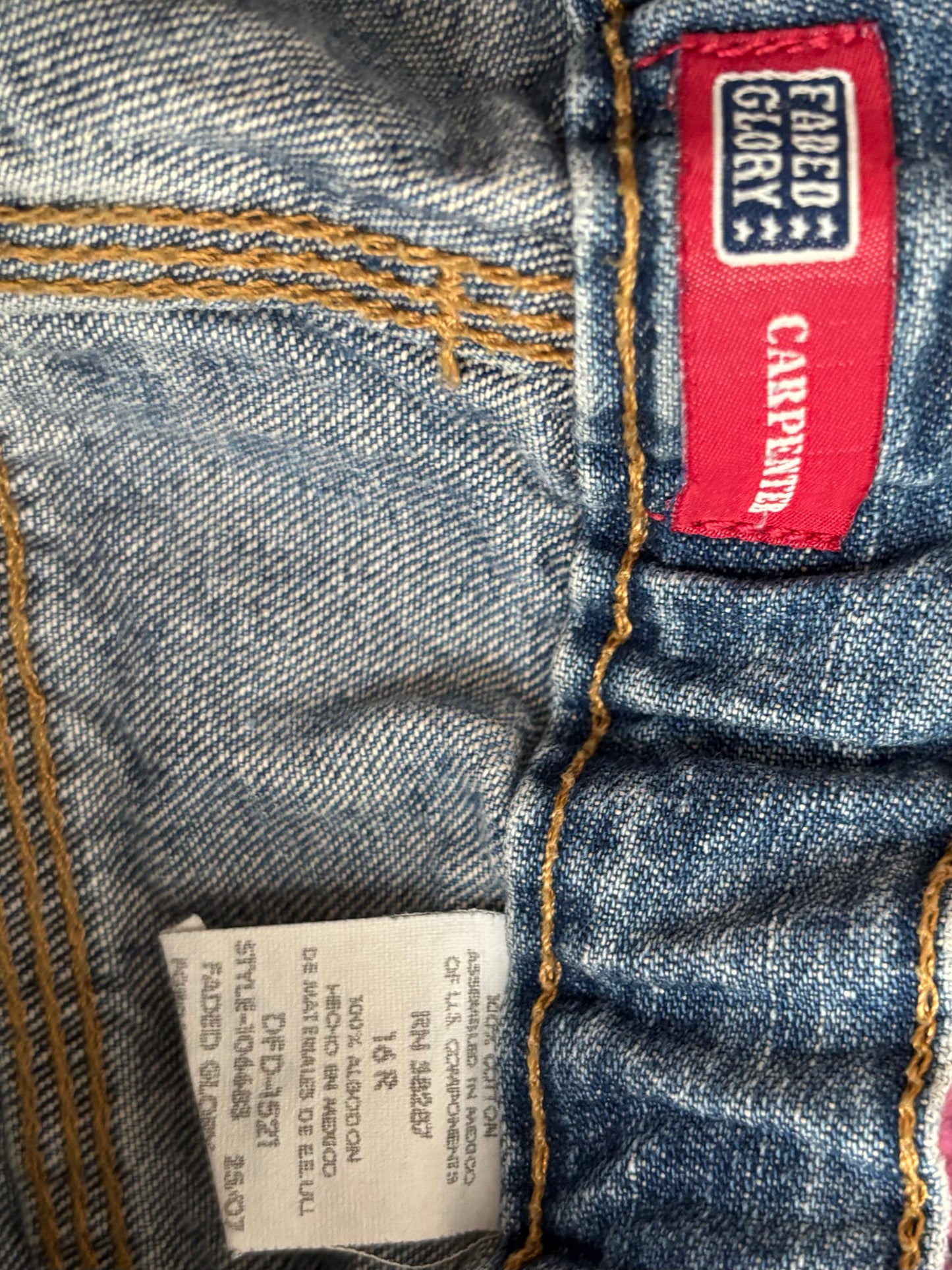Faded Glory 90’s Carpenter Jean | Size 25-28” Waist