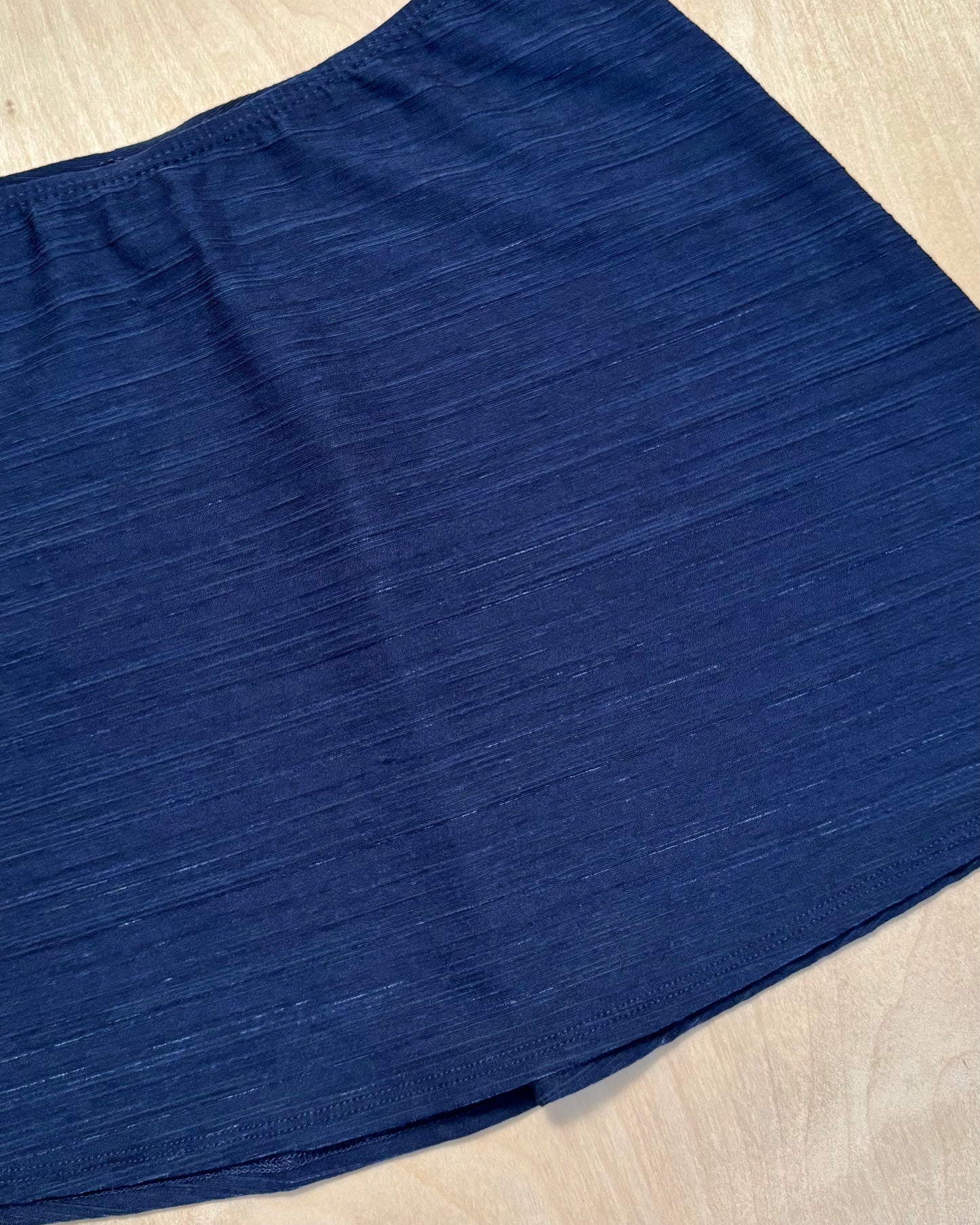 Navy 90’s Stretch Mini Skirt | Size S