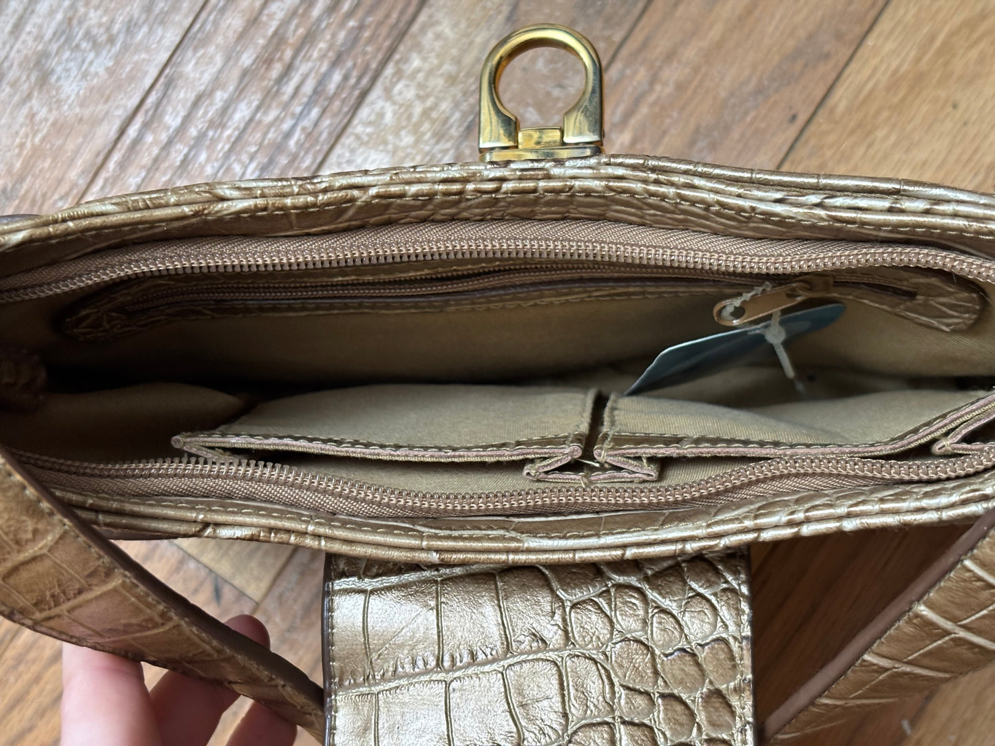 Gold 90's Leather Purse