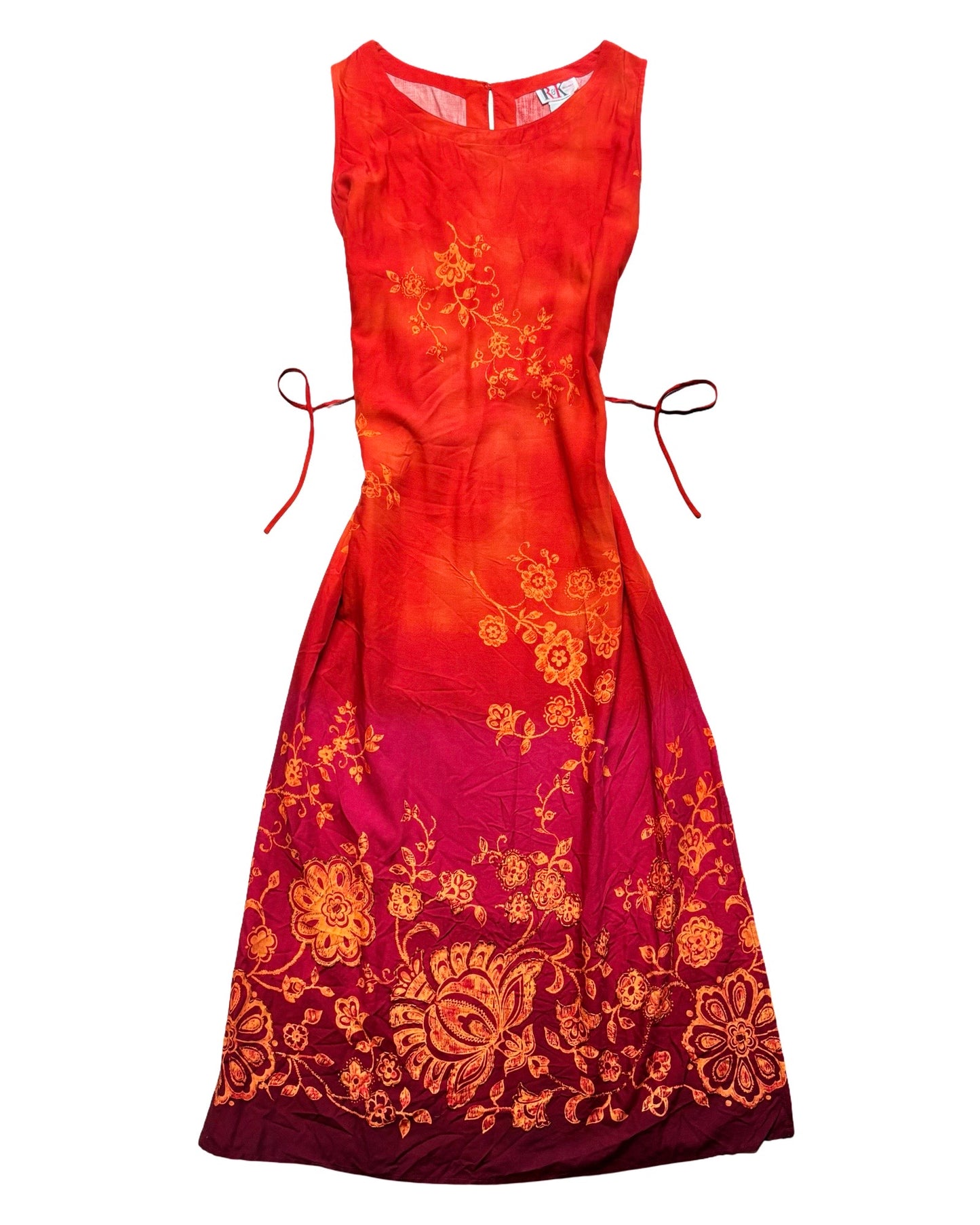 R&K 90’s Tie Back Dress | Size L/XL