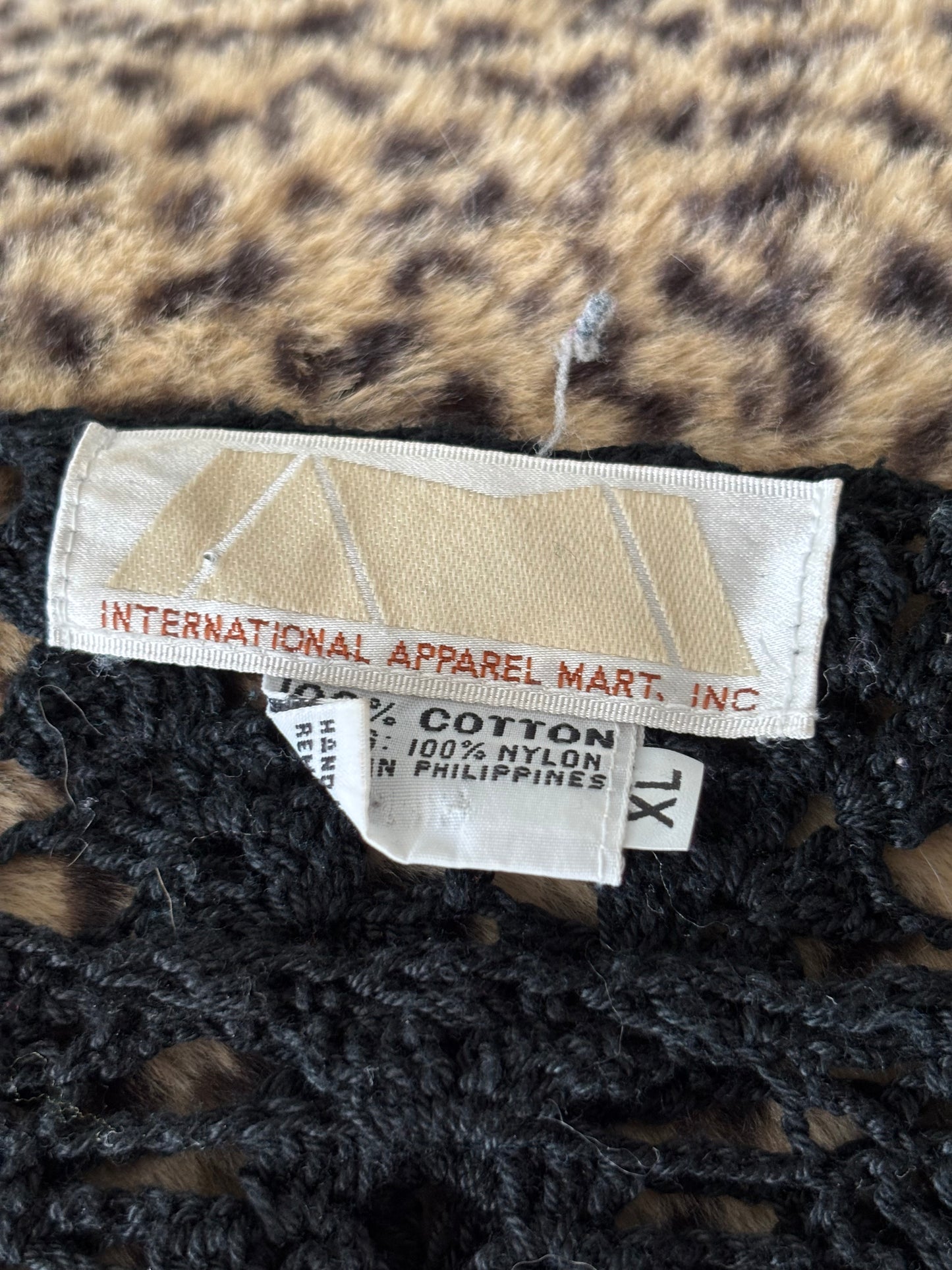 International Apparel Crochet Top | Size XL