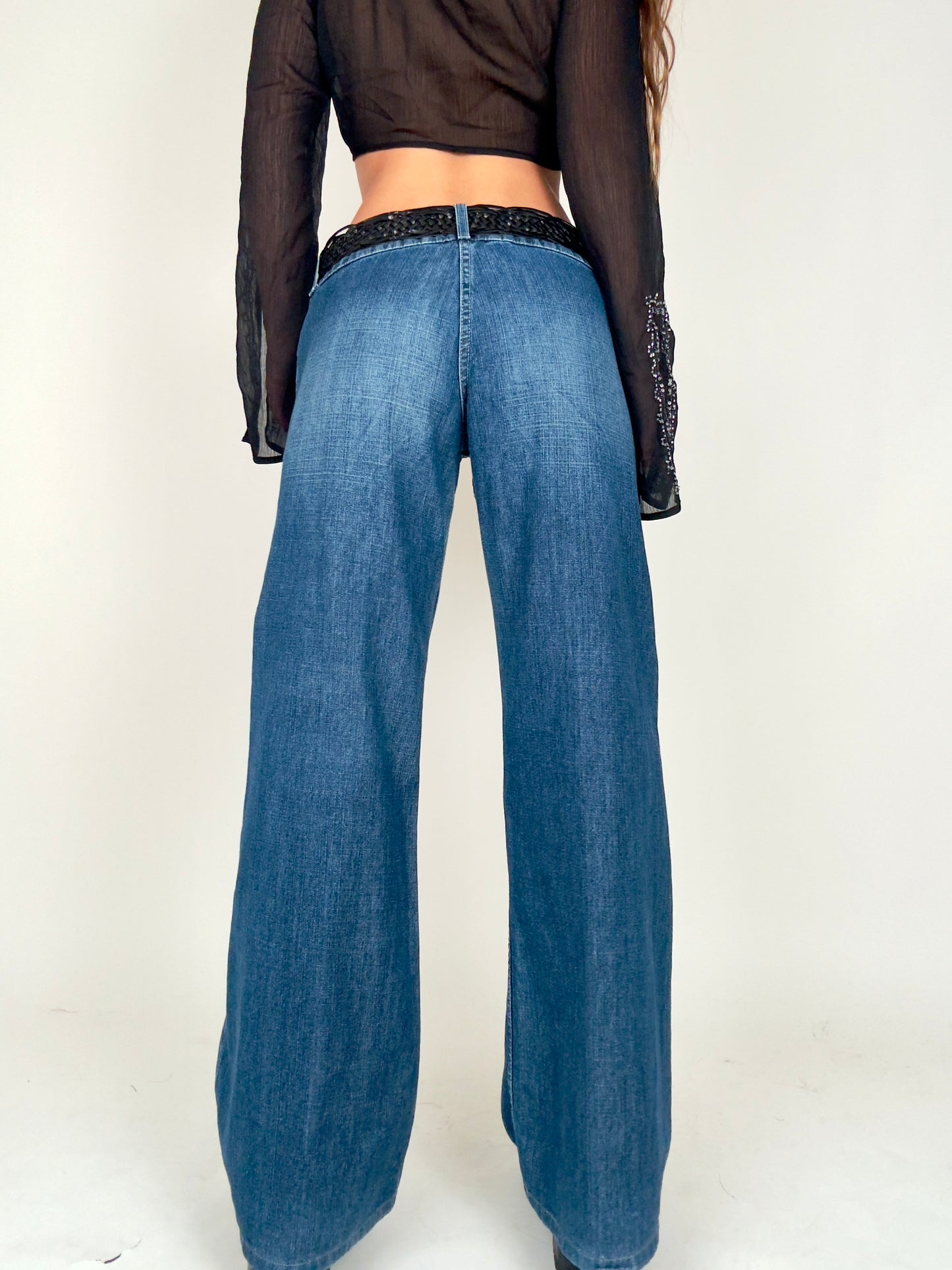 Wide Leg London Jeans | Size 33” waist