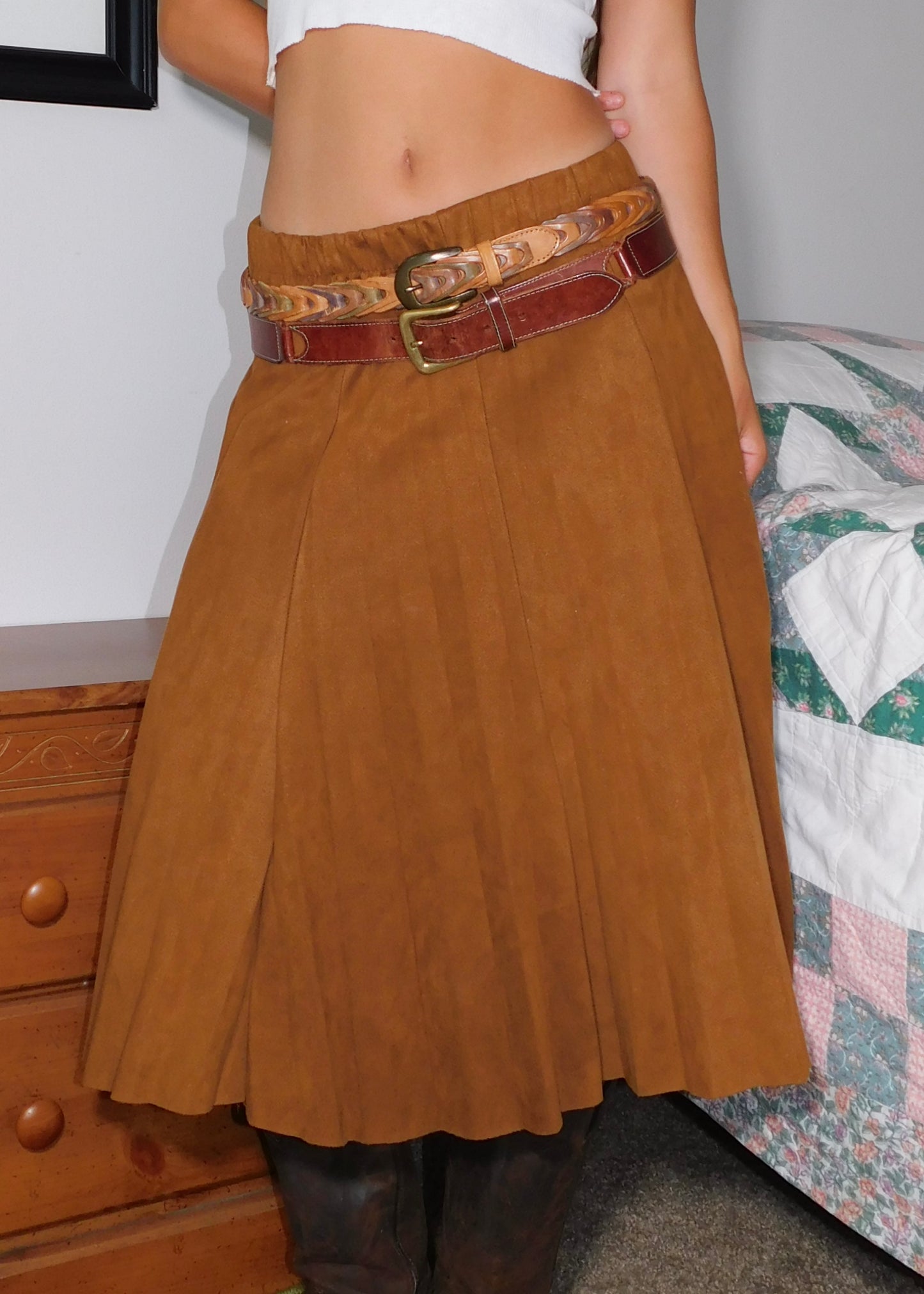 Sam pleated Midi | Size 28” waist