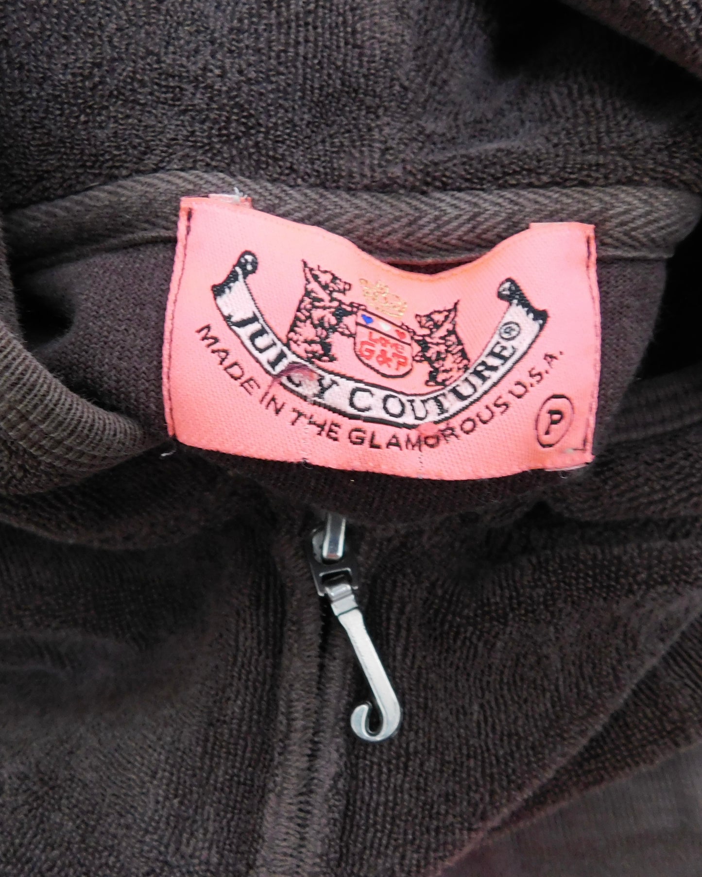 2006 Juicy Couture terry cloth track suit in brown