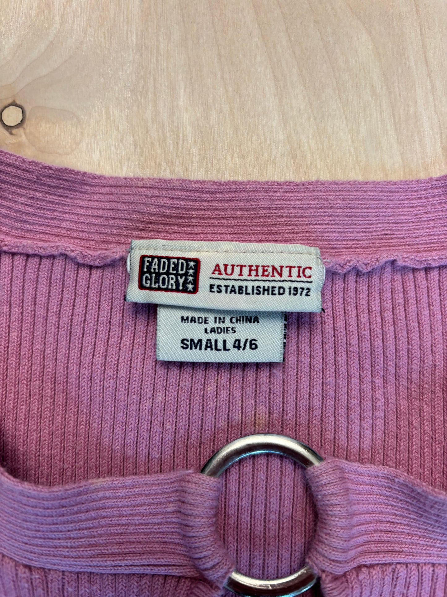 Pink 00’s Knit Tank | Size S
