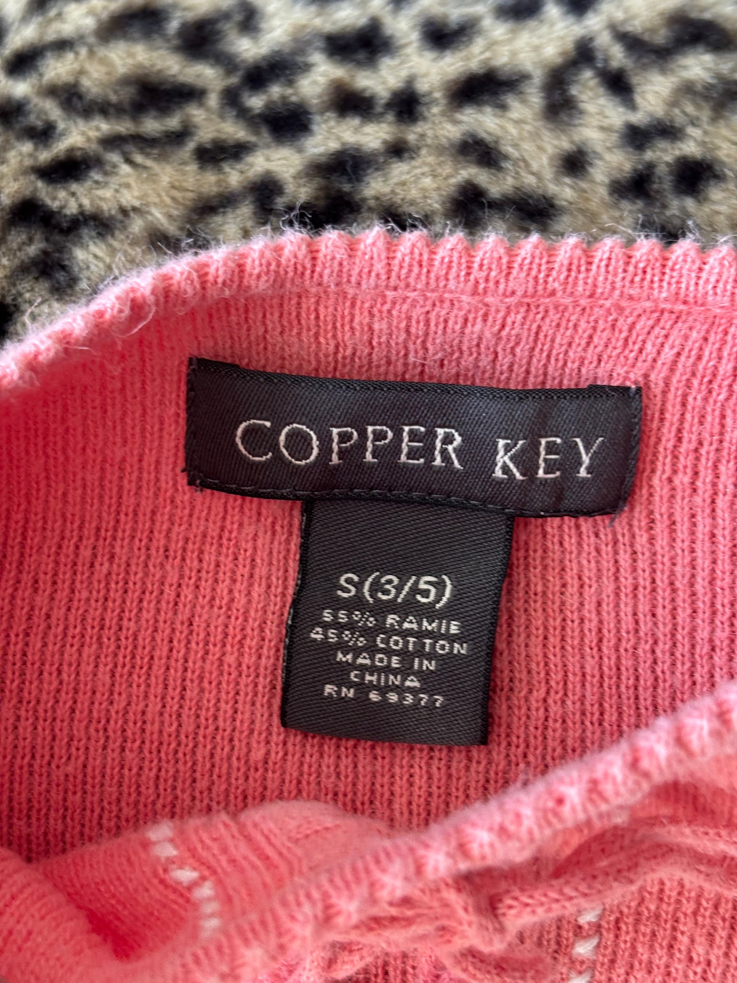 Copper Key 00's Lace Up Top | Size S