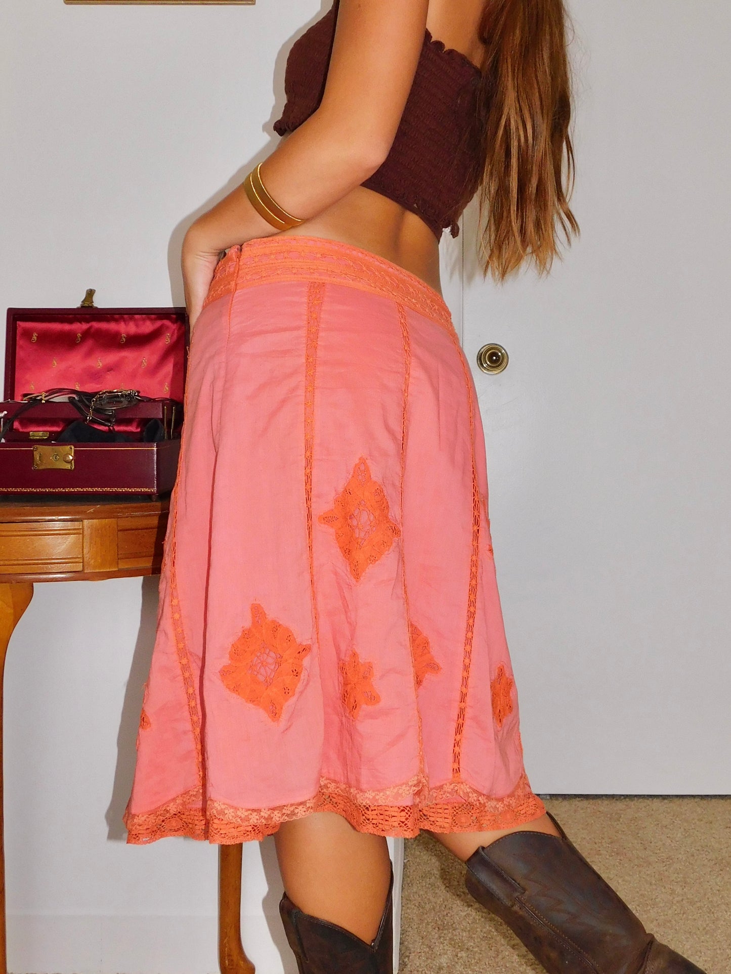 Odille Crochet Midi | Size 30” waist
