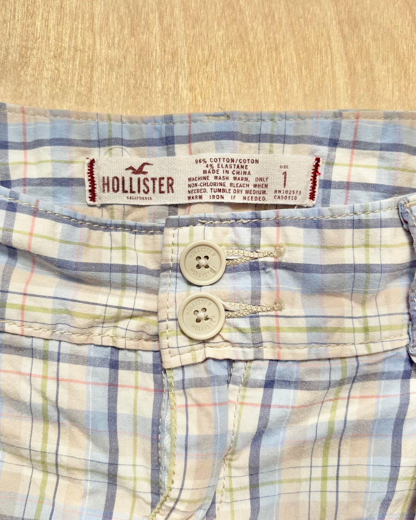 Hollister 00’s Plaid Mini Skirt | Size 1