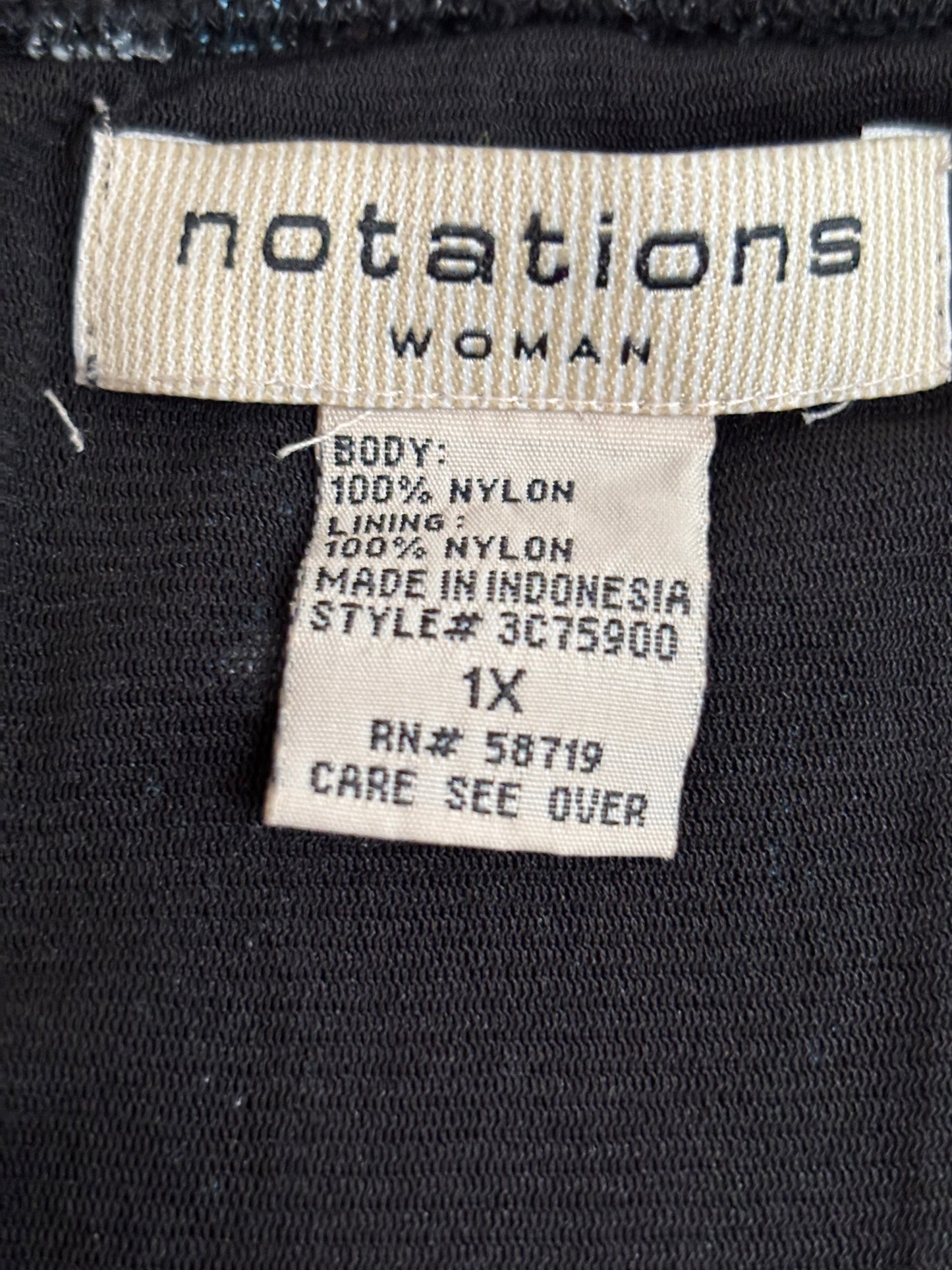 Notations 90’s Midi Skirt | Size 34” Waist