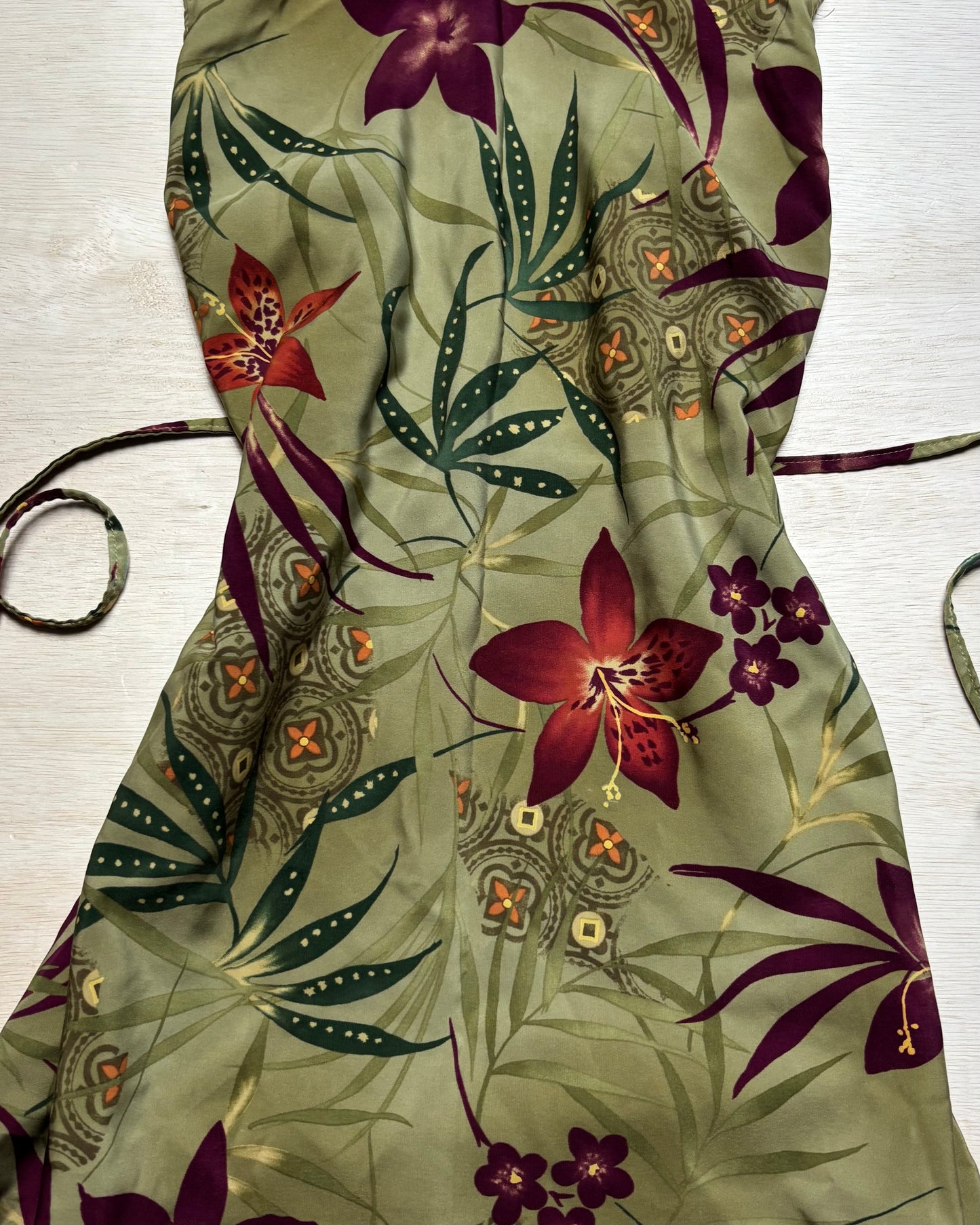 R&K 90’s Tie Back Dress | Size L/XL