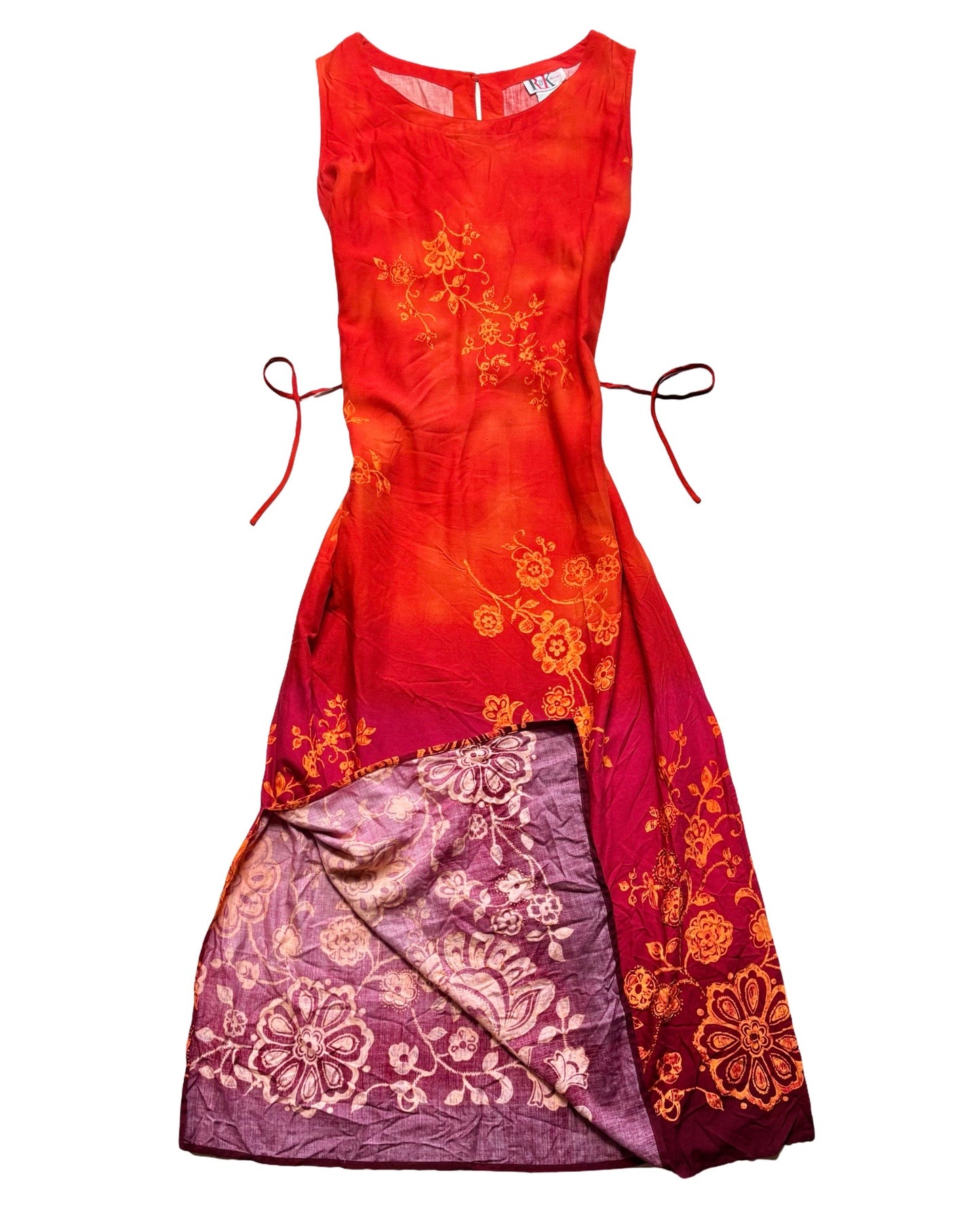 R&K 90’s Tie Back Dress | Size L/XL