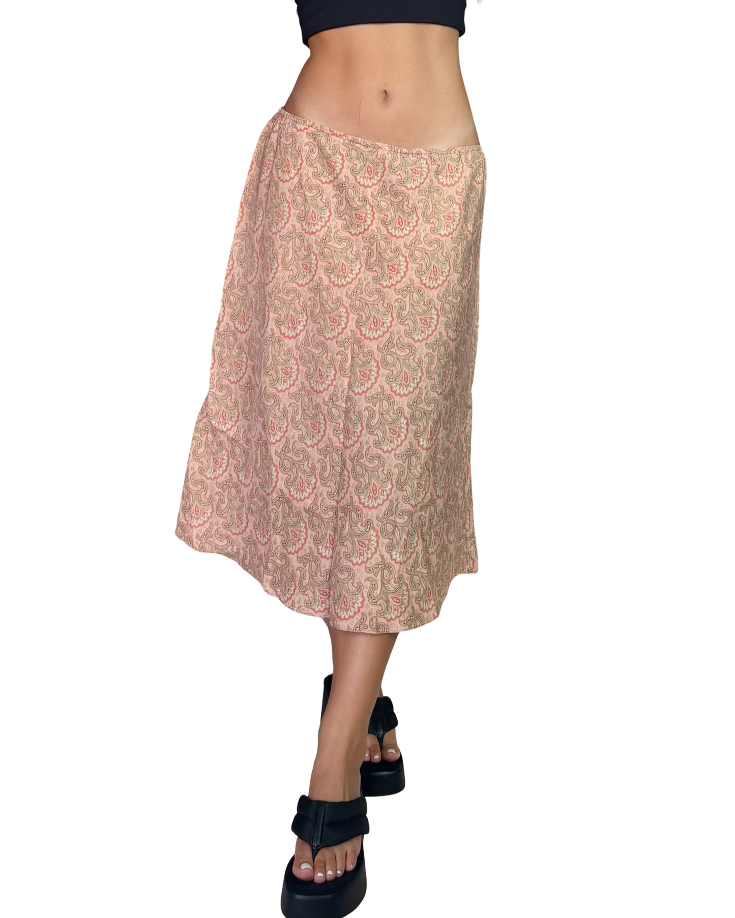NY&Co Silk Midi | Size 32” waist