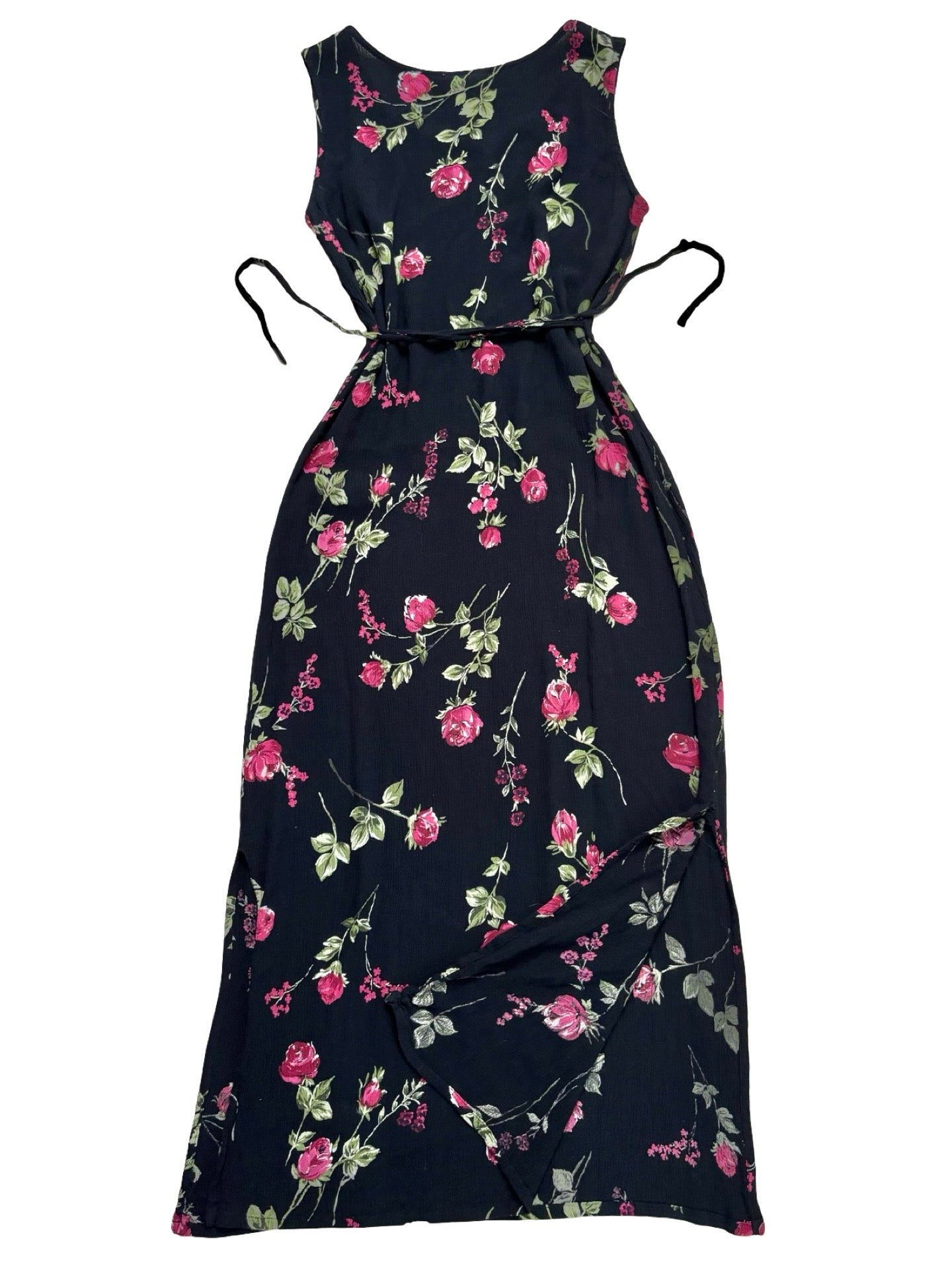 Floral 90’s Tie Back Dress | Size S