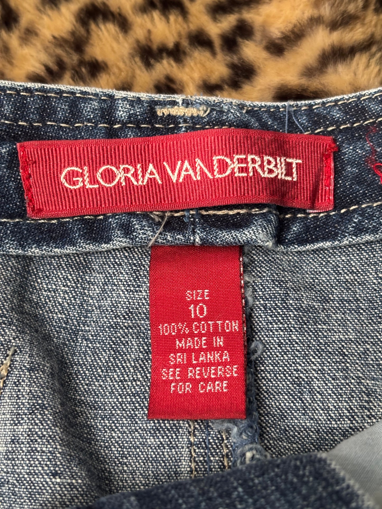 Stitched 00's Denim Midi Skirt | Size 30" Waist