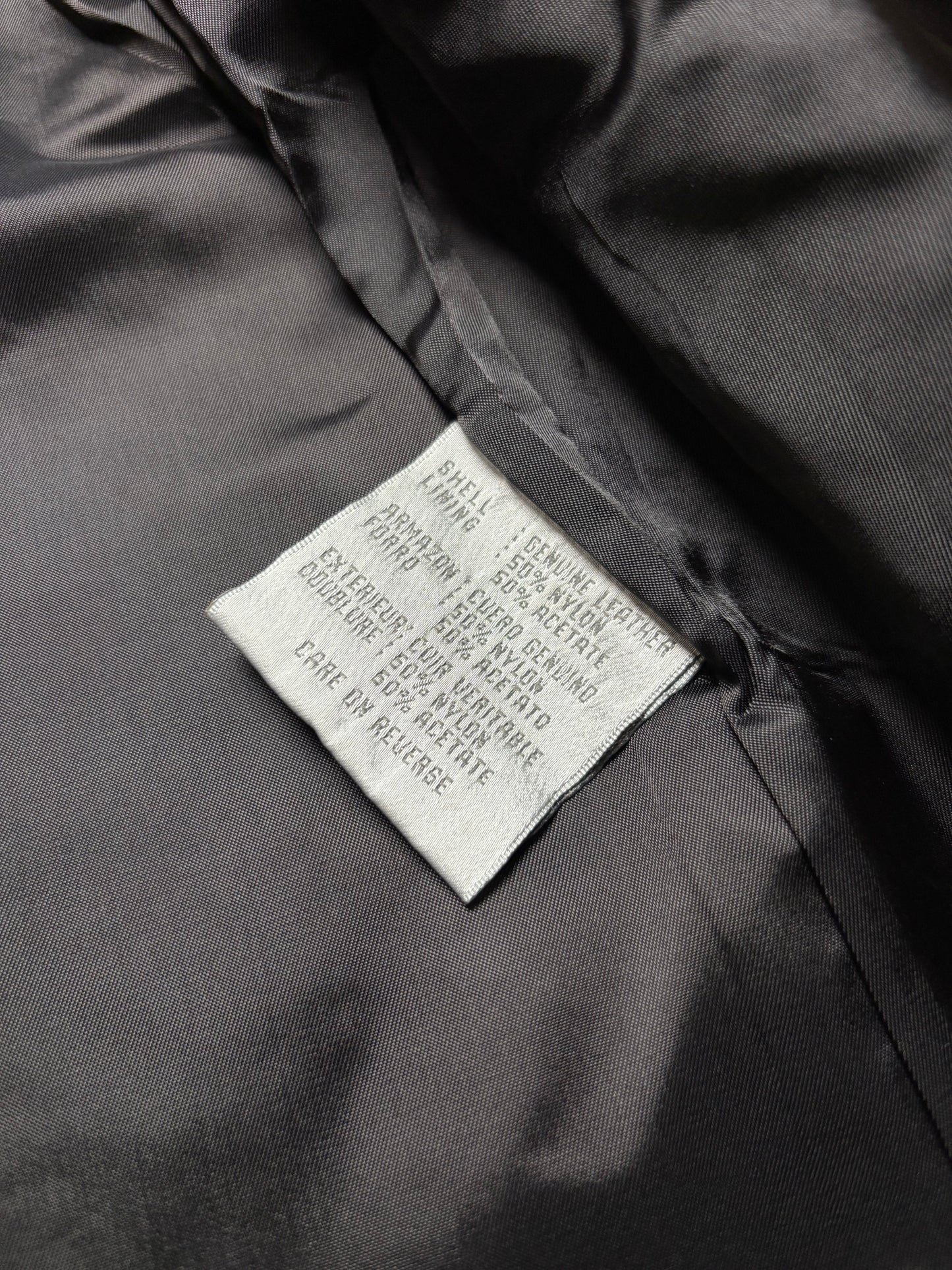 Nine West 90’s Genuine Leather Blazer | Size M
