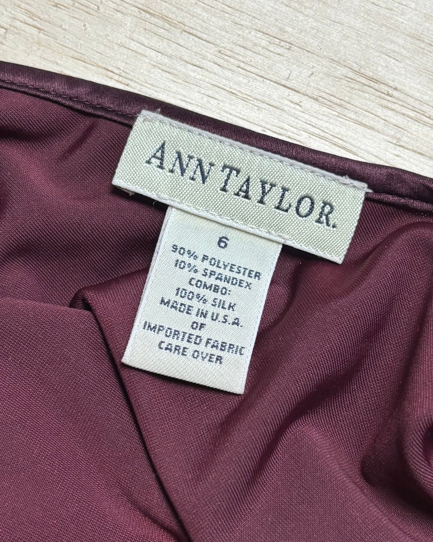Ann Taylor 90’s Silk Dress | Size M