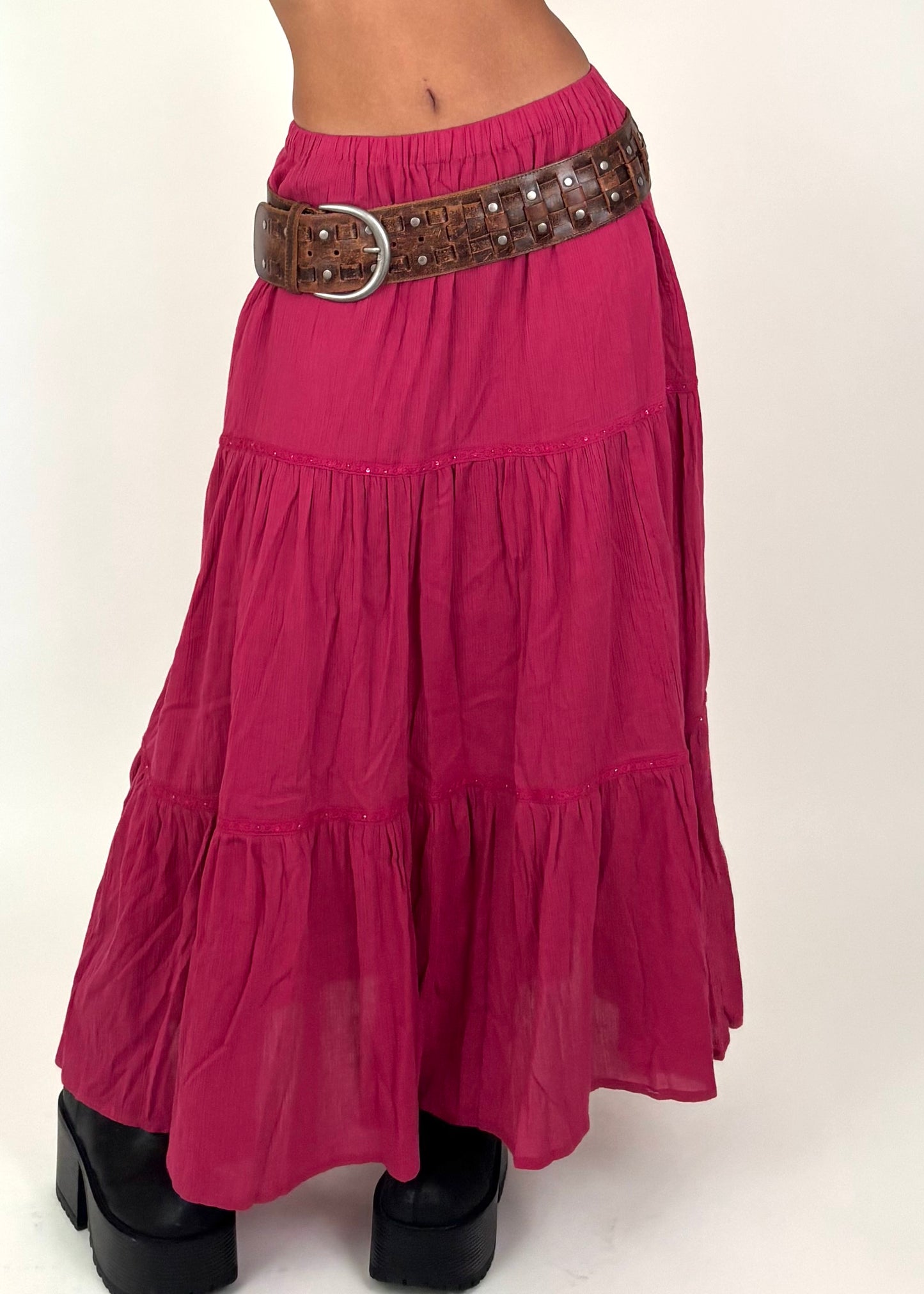Callie Pink Maxi | Size 27” waist