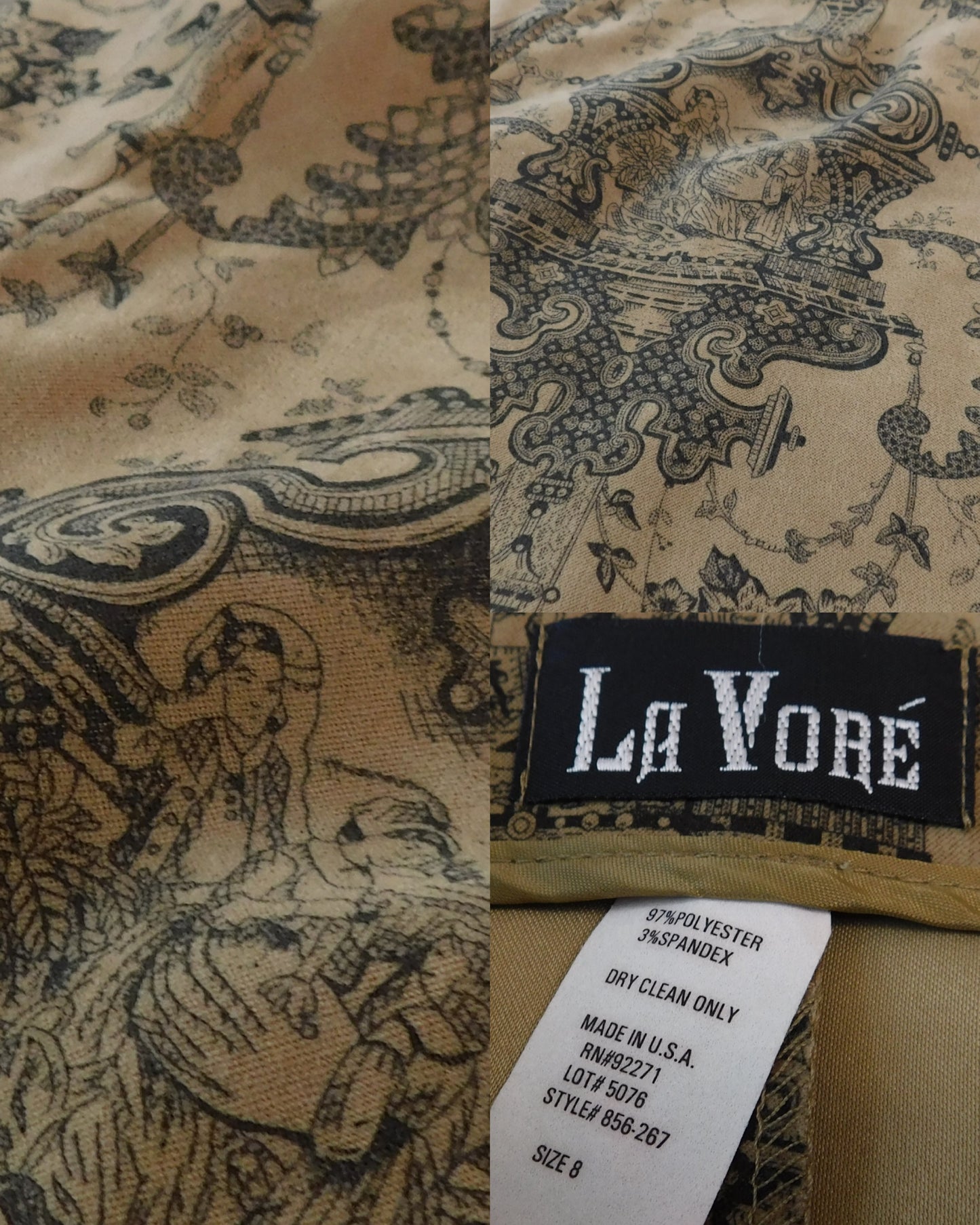 La Voré Printed Trousers | Size 30” waist