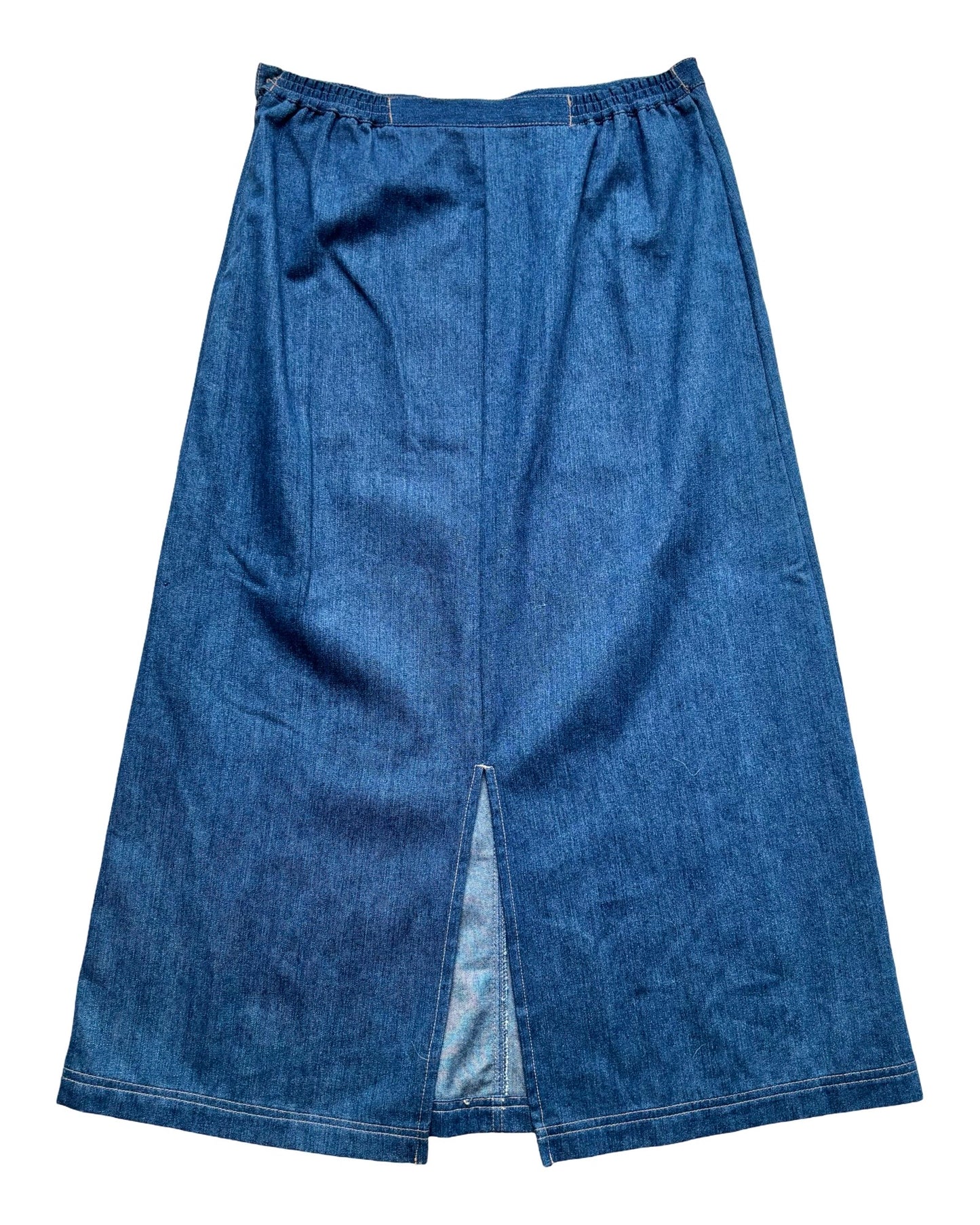 Embroidered 90’s Jean Skirt | Size 29” Waist