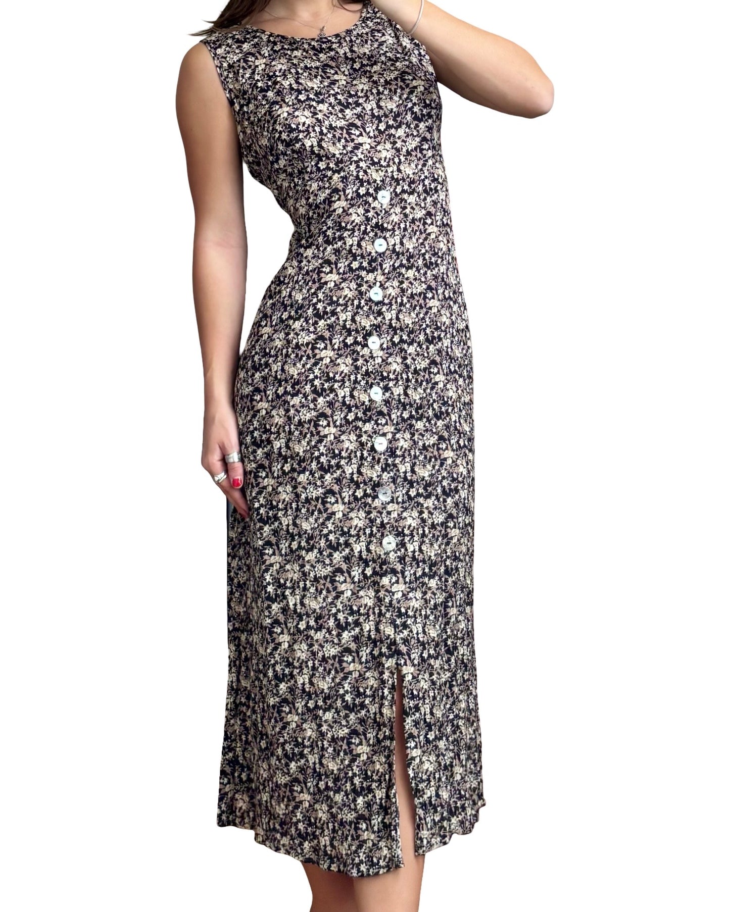 Floral 90’s Tie Back Dress | Size S/M
