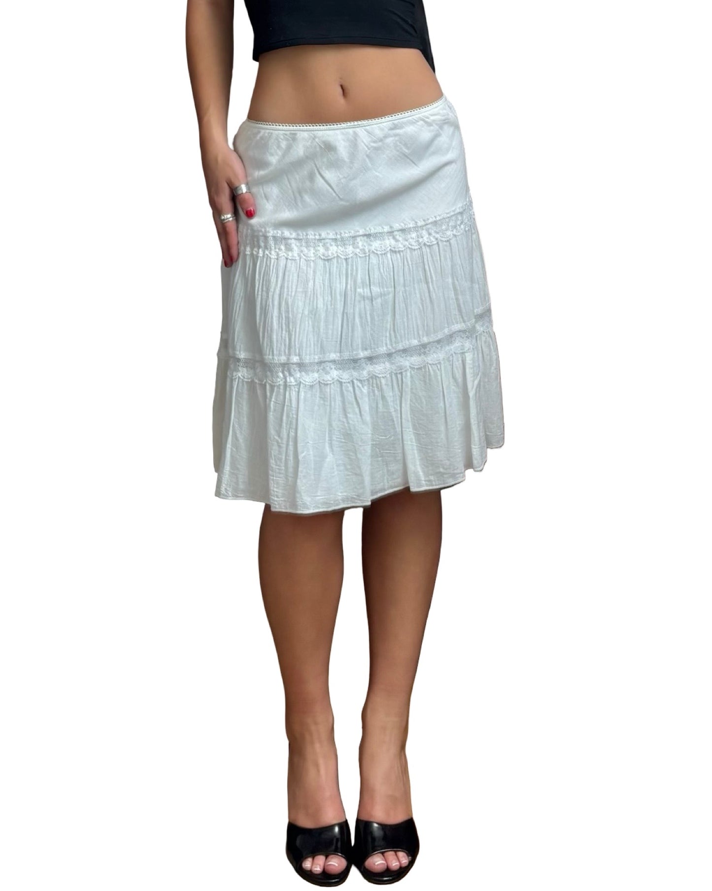Tempted 00’s Midi Skirt | Size 26” Waist