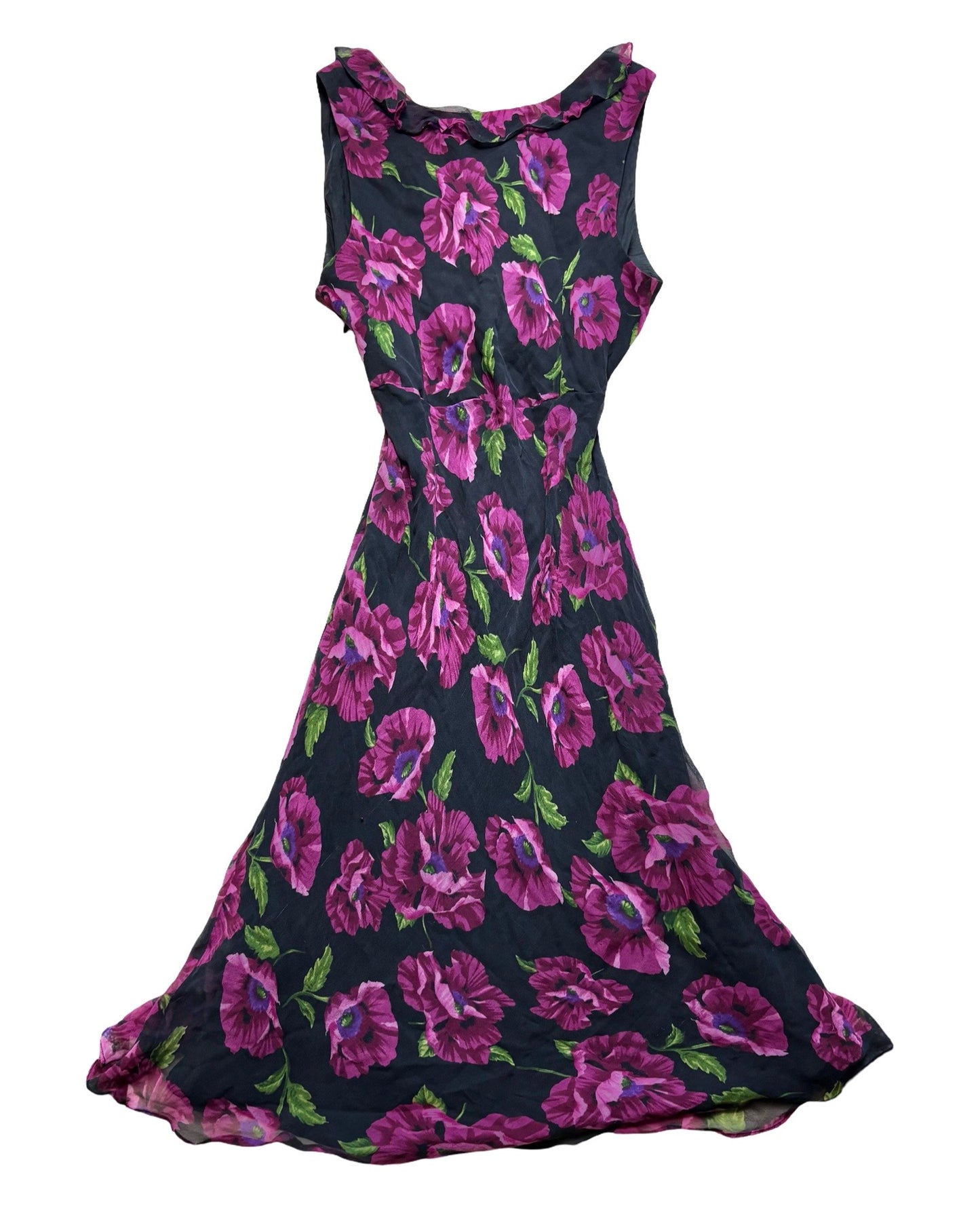 Robbie Bee 90’s Silk Dress | Size M