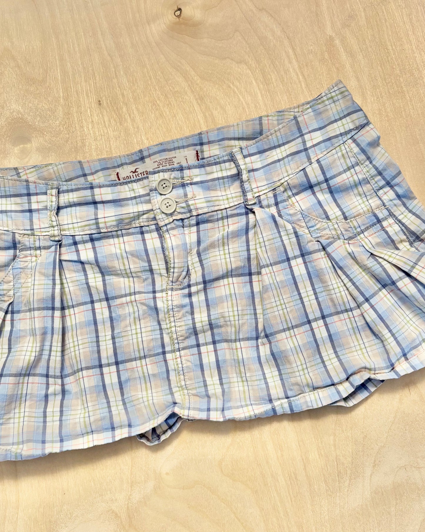 Hollister 00’s Plaid Mini Skirt | Size 1