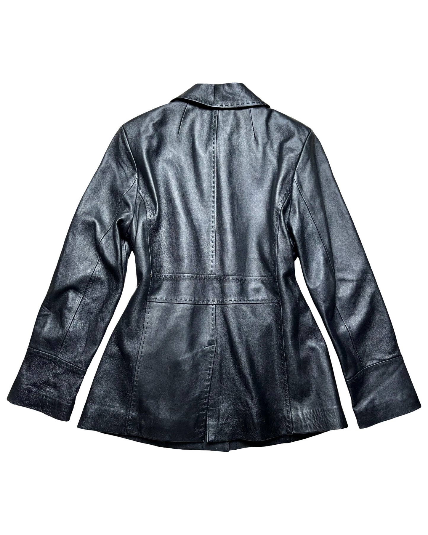 Calvin Klein 90’s Leather Jacket | Size M
