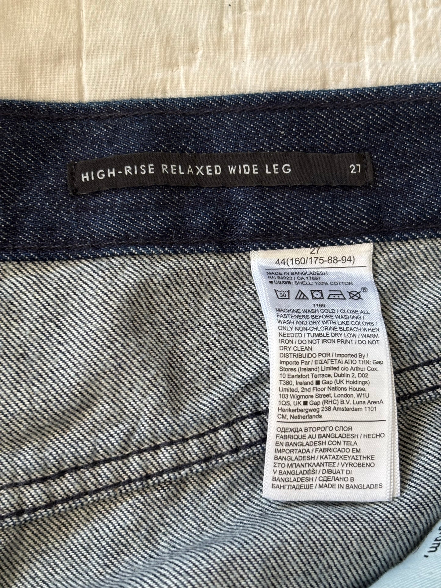 Banana Republic Wide Leg Denim | Size 27" Waist