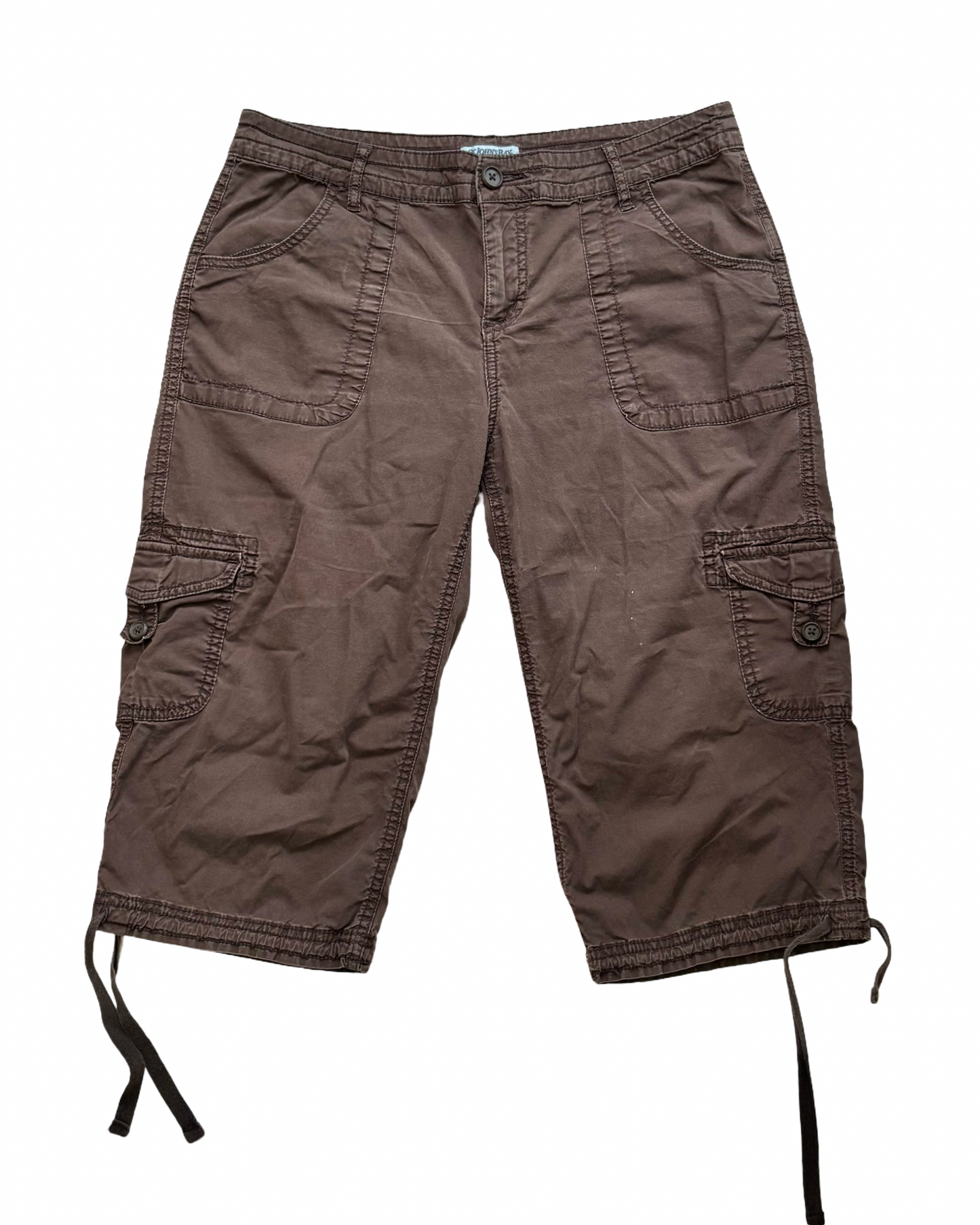 Brown Cargo Capris | Size 31” waist