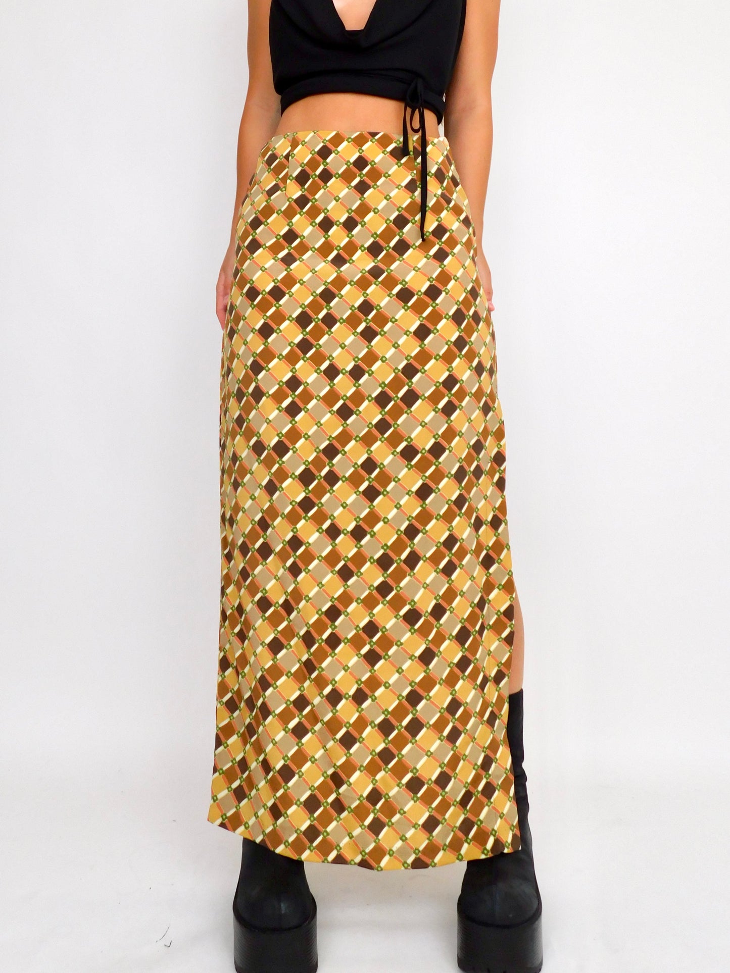 Kyra Geometric Maxi | Size 28” waist