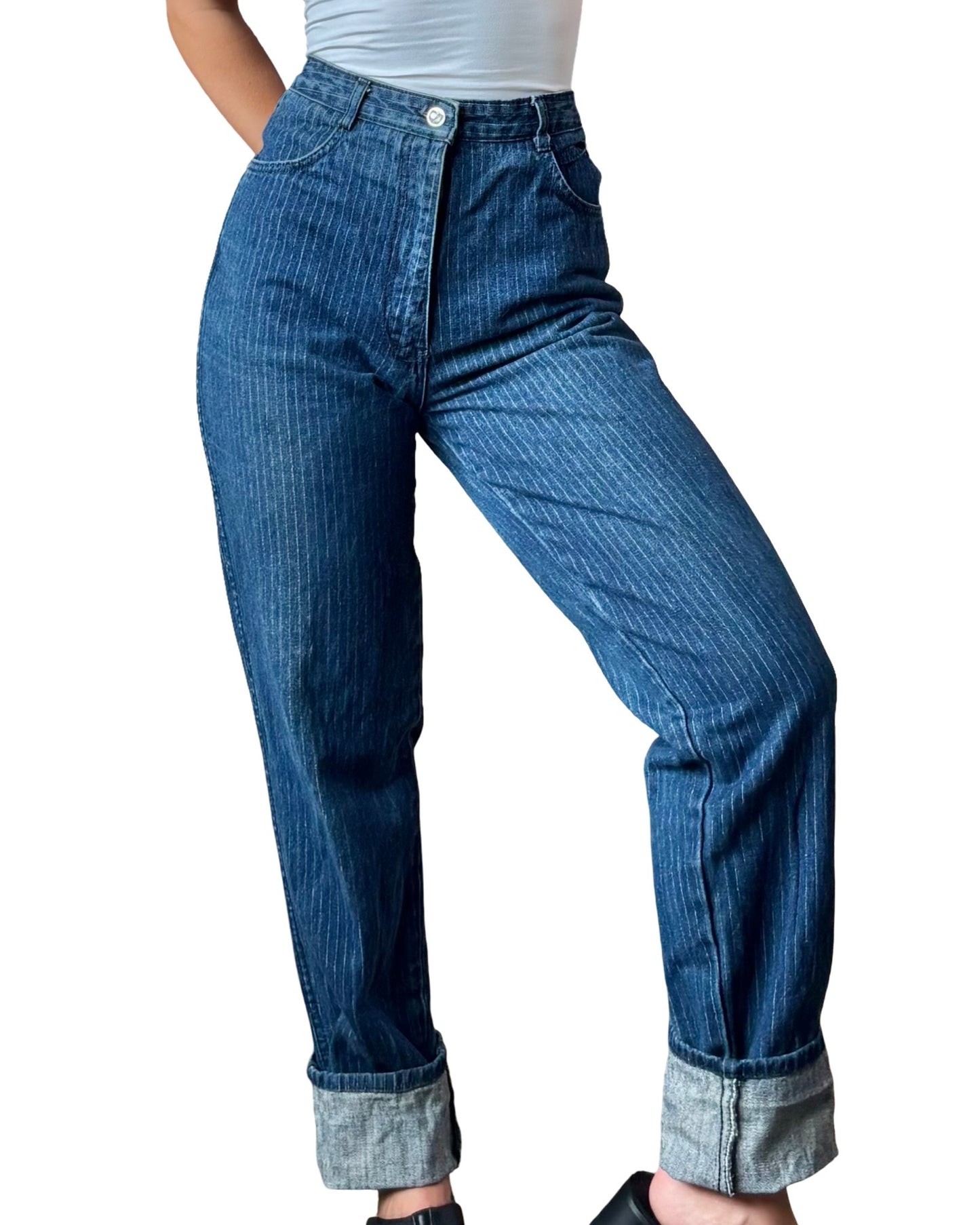 Union Bay Pinstripe Jeans | Size 28” waist