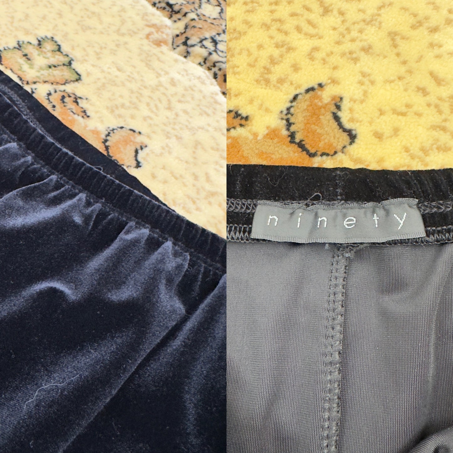 Black Velvet Maxi | Size 28” waist