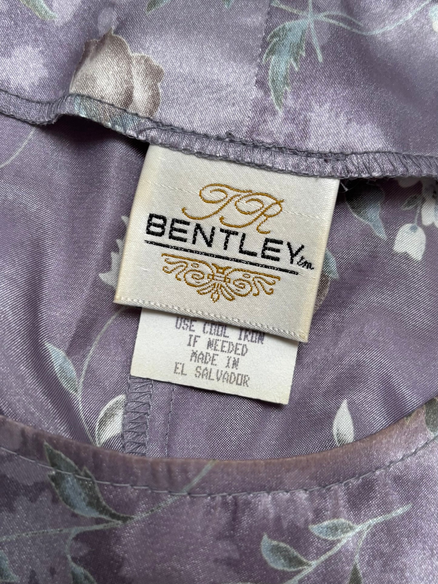 Bentley 90’s Tie Back Dress | Size XL/XXL