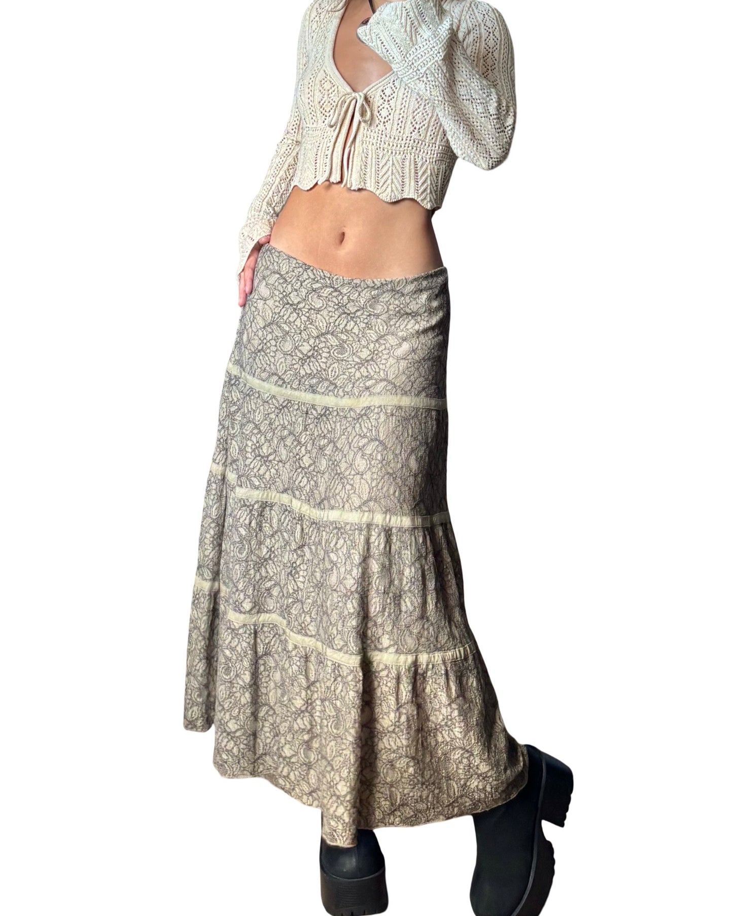 Bandolino 00’s Lace Skirt | 34” Waist