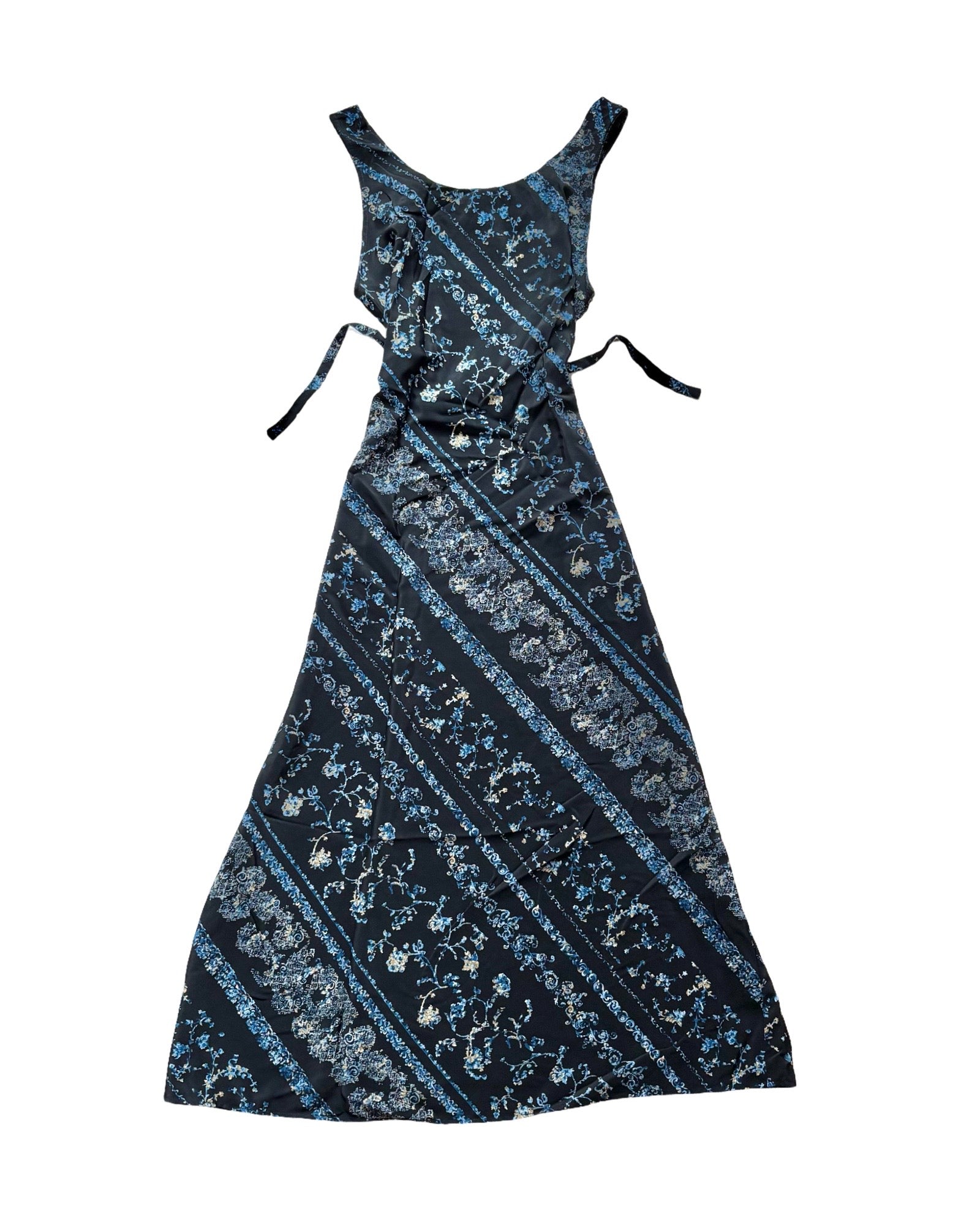 Tie back 90's Maxi Dress
