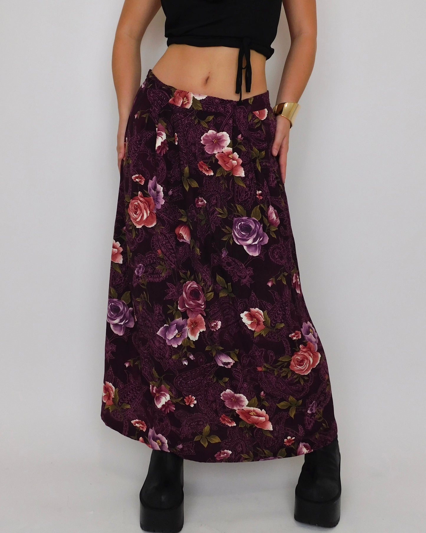 Floral maxi skirt | Size M