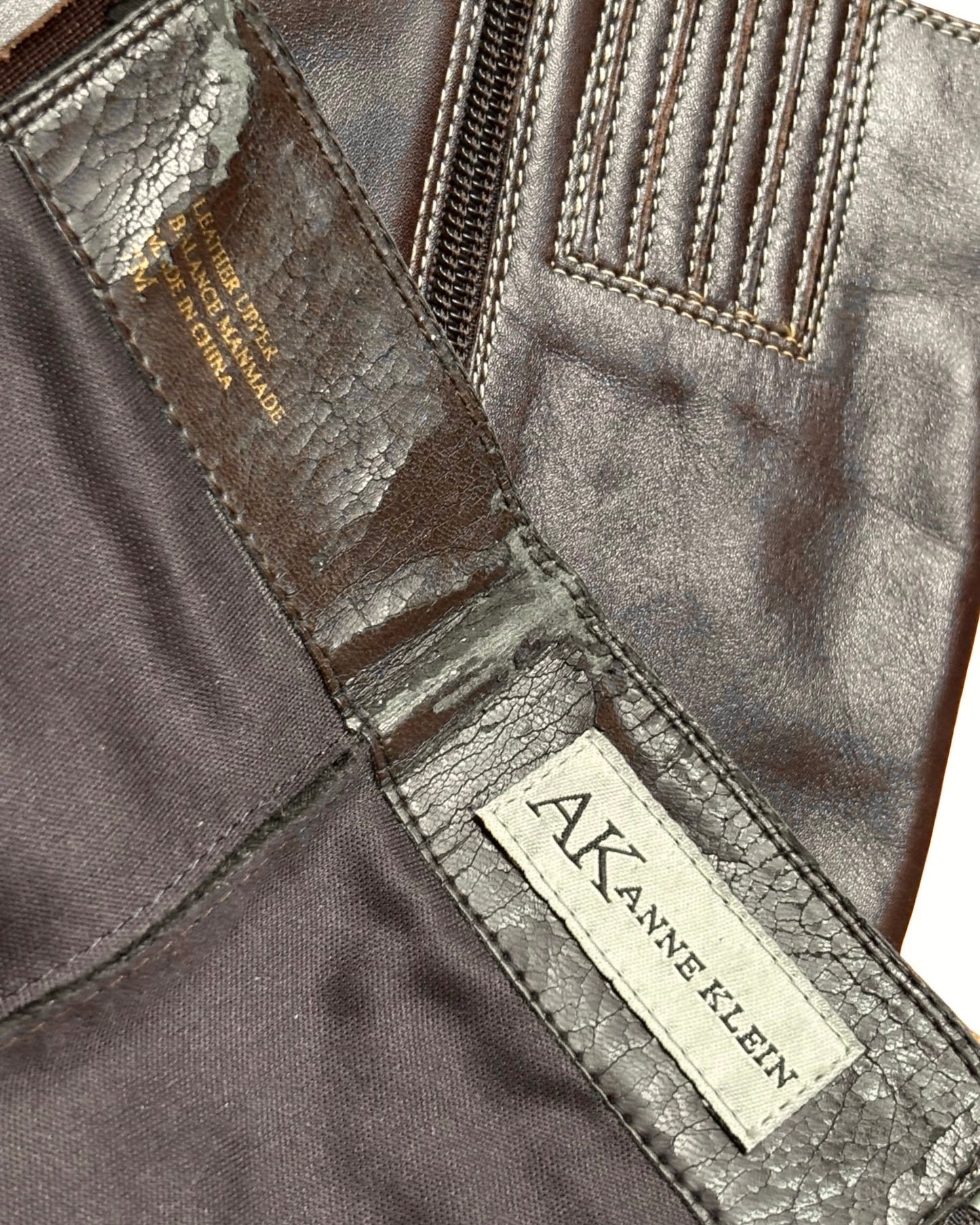 Anne Klein 90's Leather Boot | Size 7