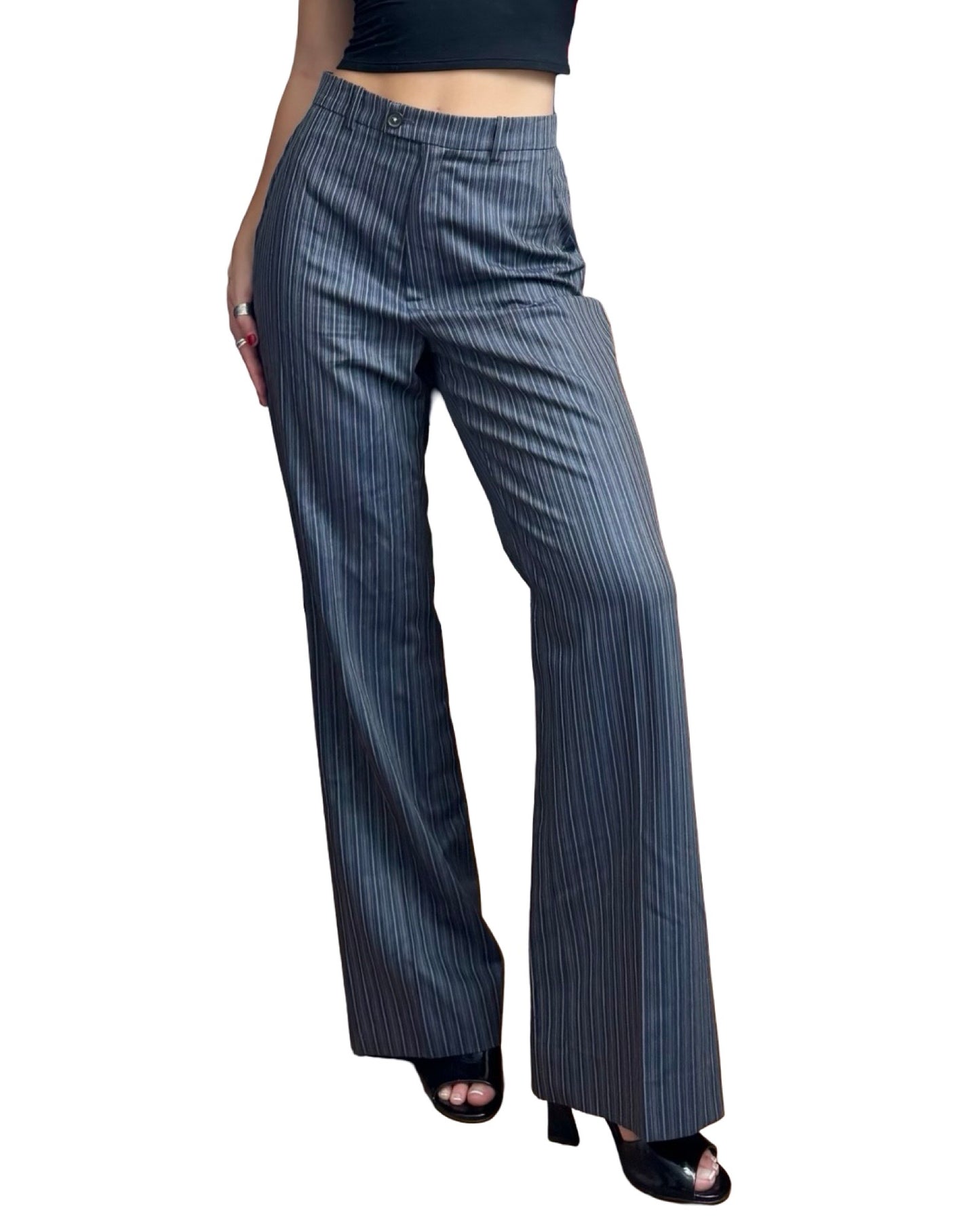 Lou Lou 70’s Pinstripe Pant | Size 26” Waist