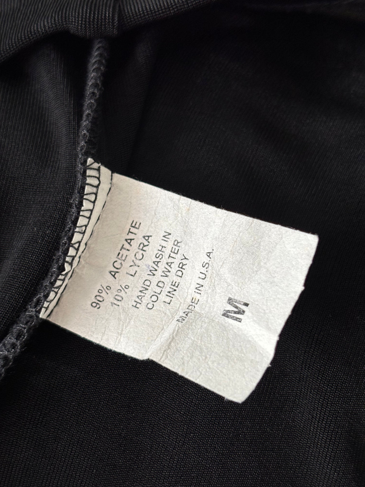 Black 90's Slinky Skirt | Size M