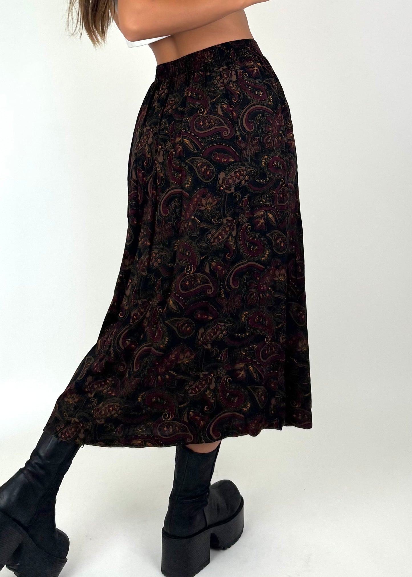 Scarlett Paisley Maxi | Size 25” waist